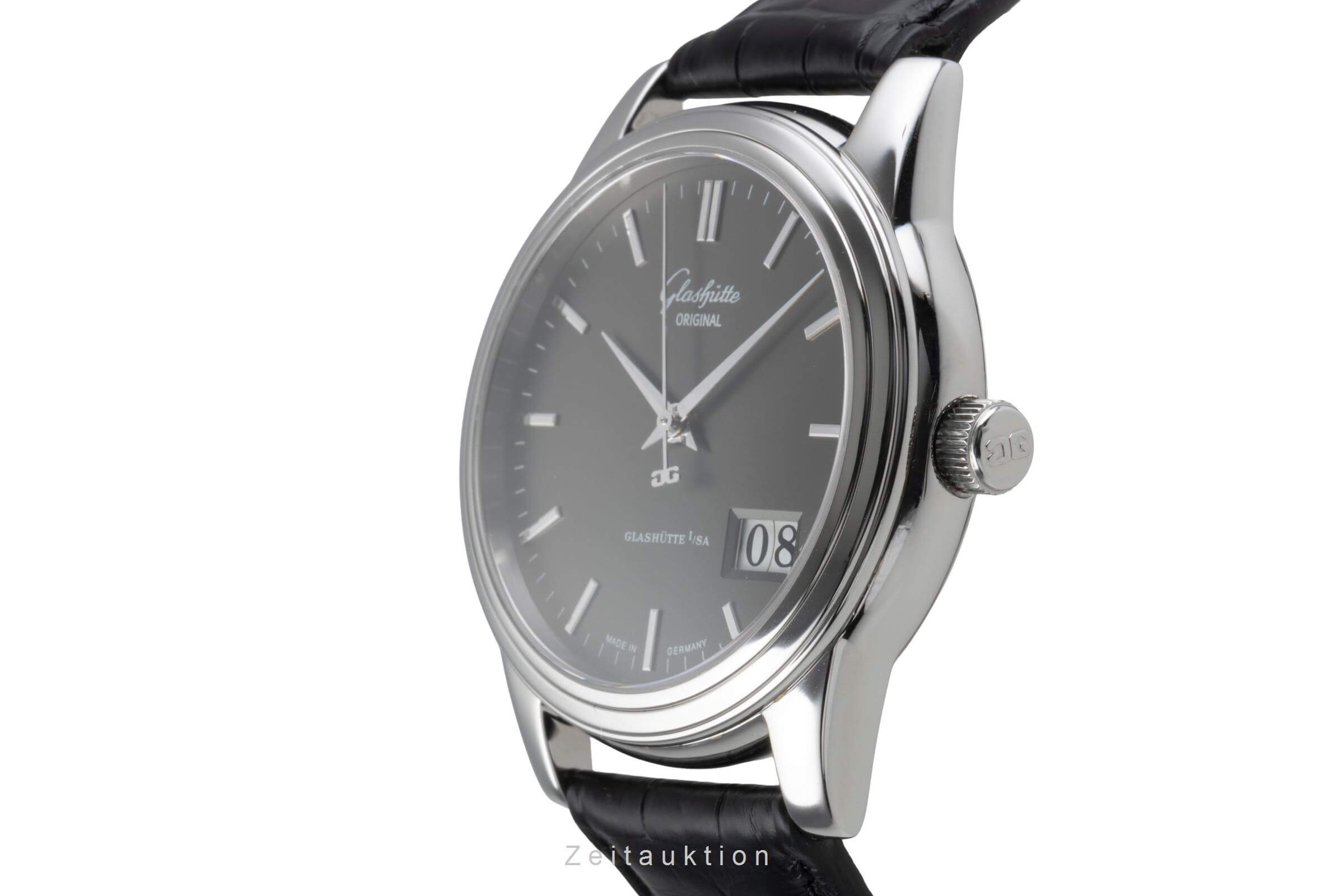 Glashütte Senator steel automatic men's watch 39.42.14.24.04  [2502128]