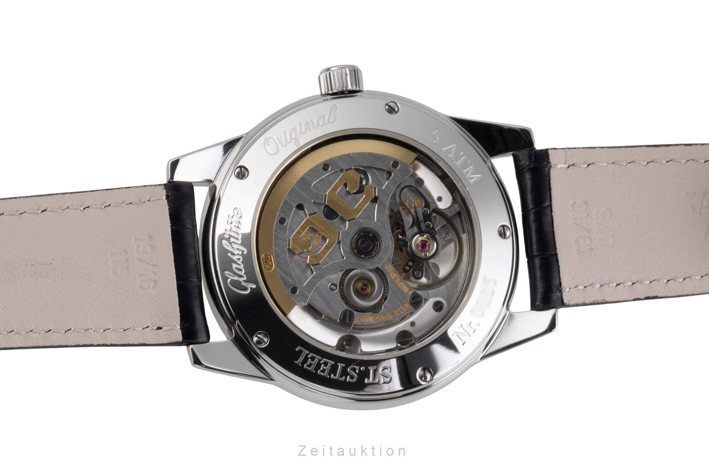 Glashütte Senator steel automatic men's watch 39.42.14.24.04  [2502128]