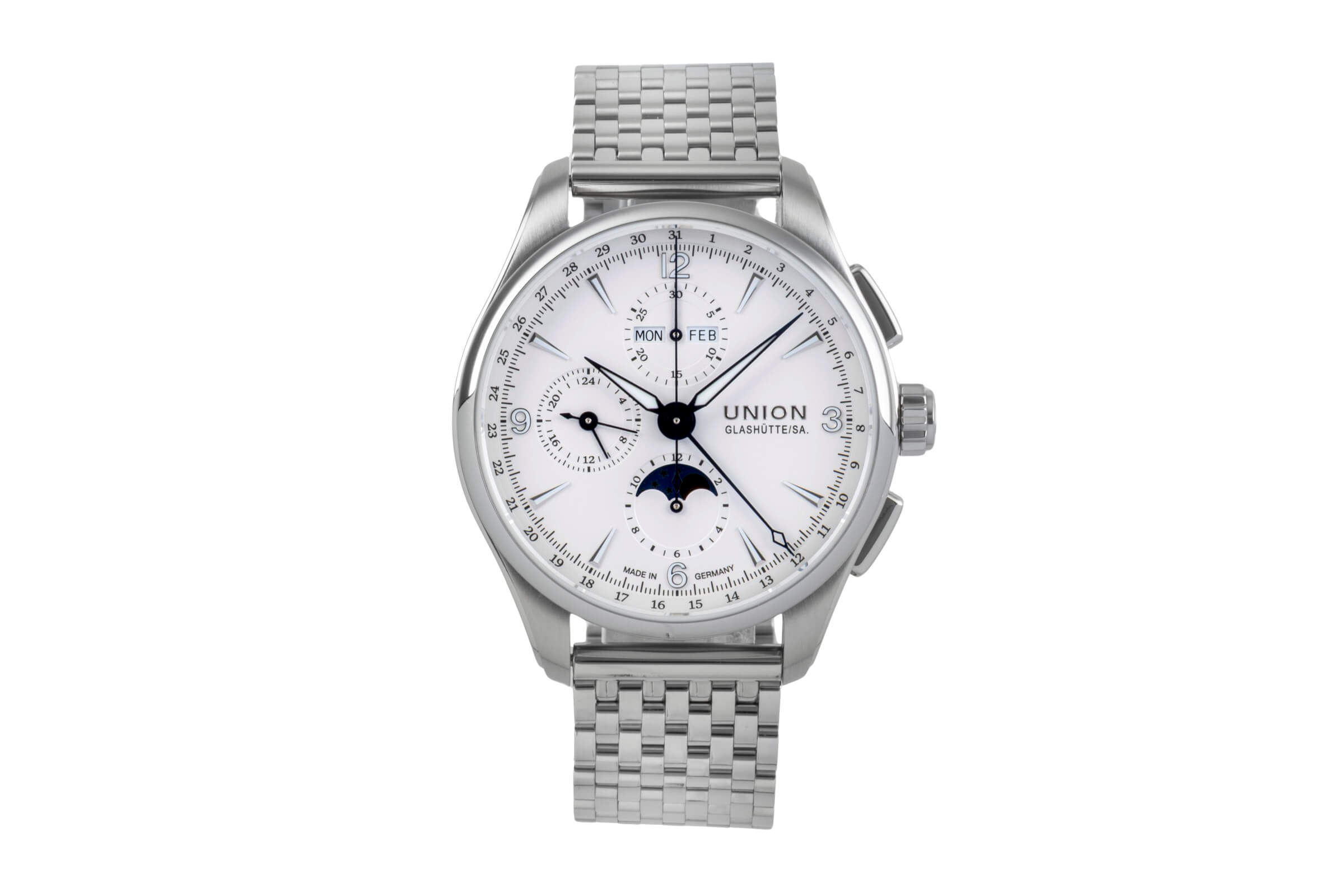 Union Glashütte Belisar chronograph steel automatic men's watch D009.425.16.017.00  [2502130]