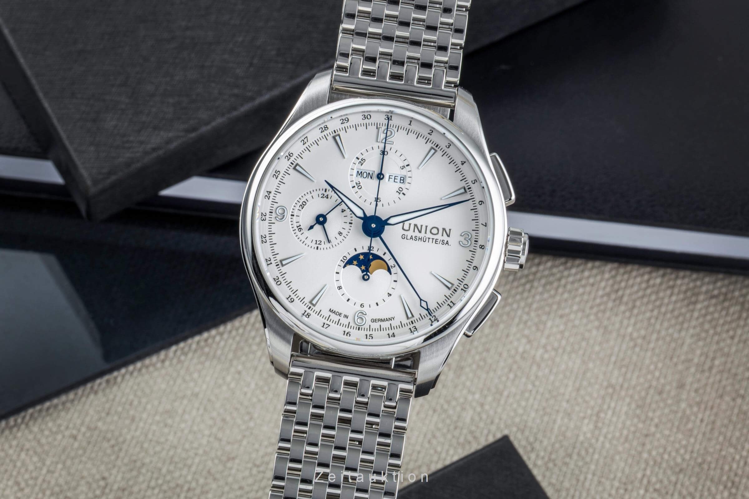 Union Glashütte Belisar chronograph steel automatic men's watch D009.425.16.017.00  [2502130]