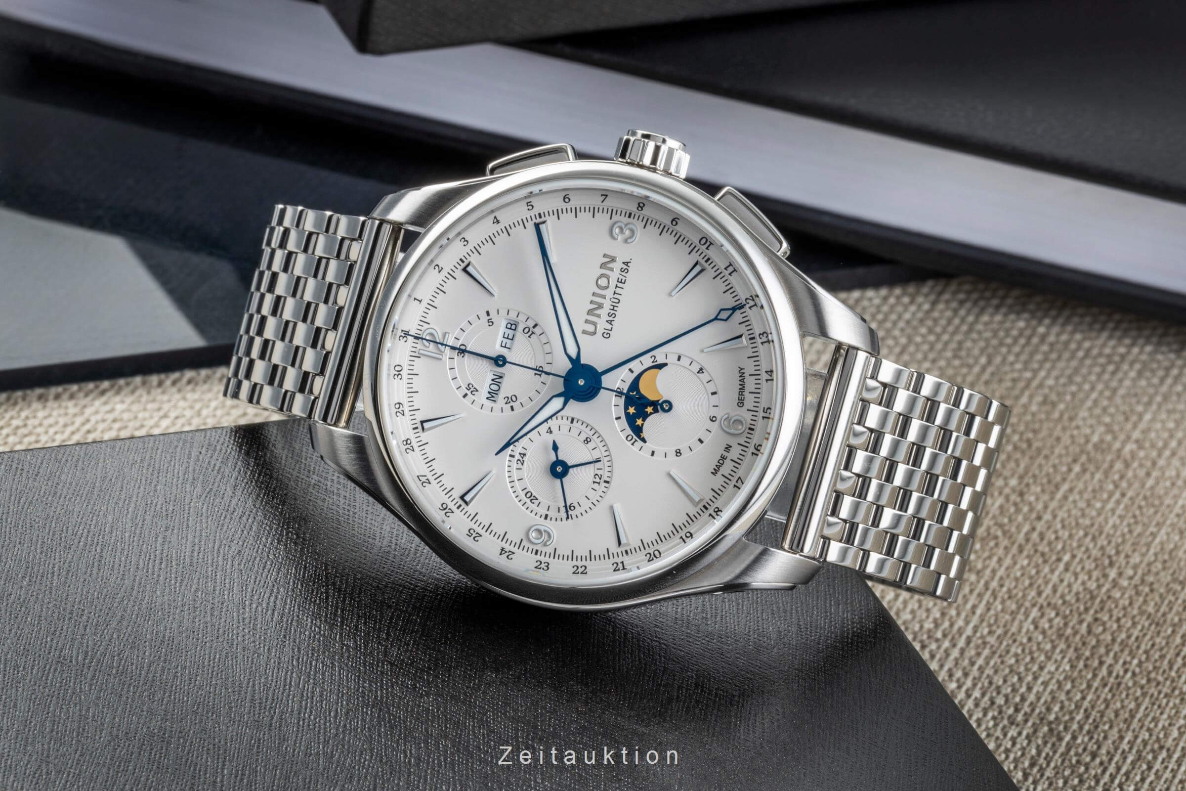 Union Glashütte Belisar chronograph steel automatic men's watch D009.425.16.017.00  [2502130]