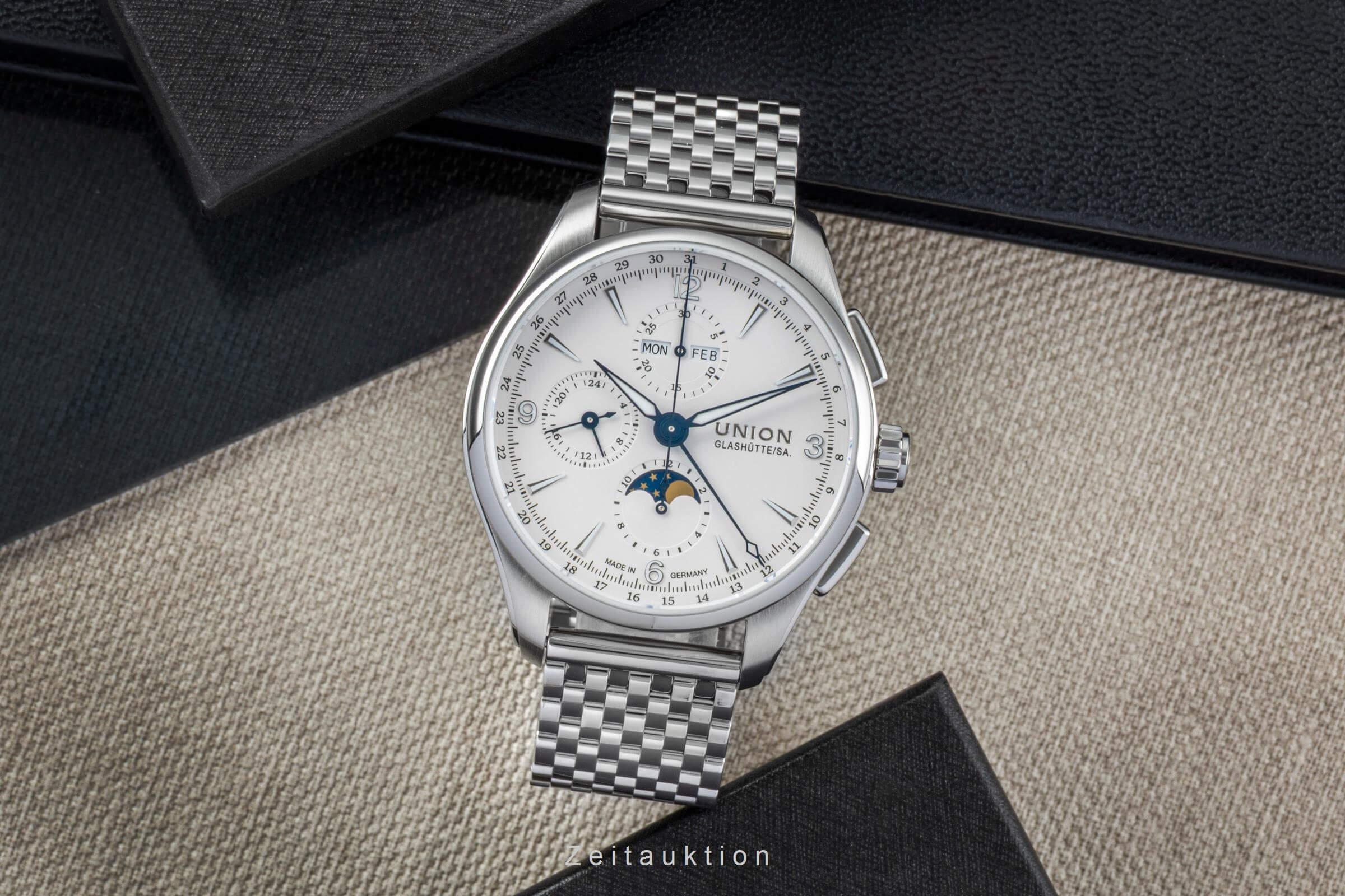 Union Glashütte Belisar chronograph steel automatic men's watch D009.425.16.017.00  [2502130]