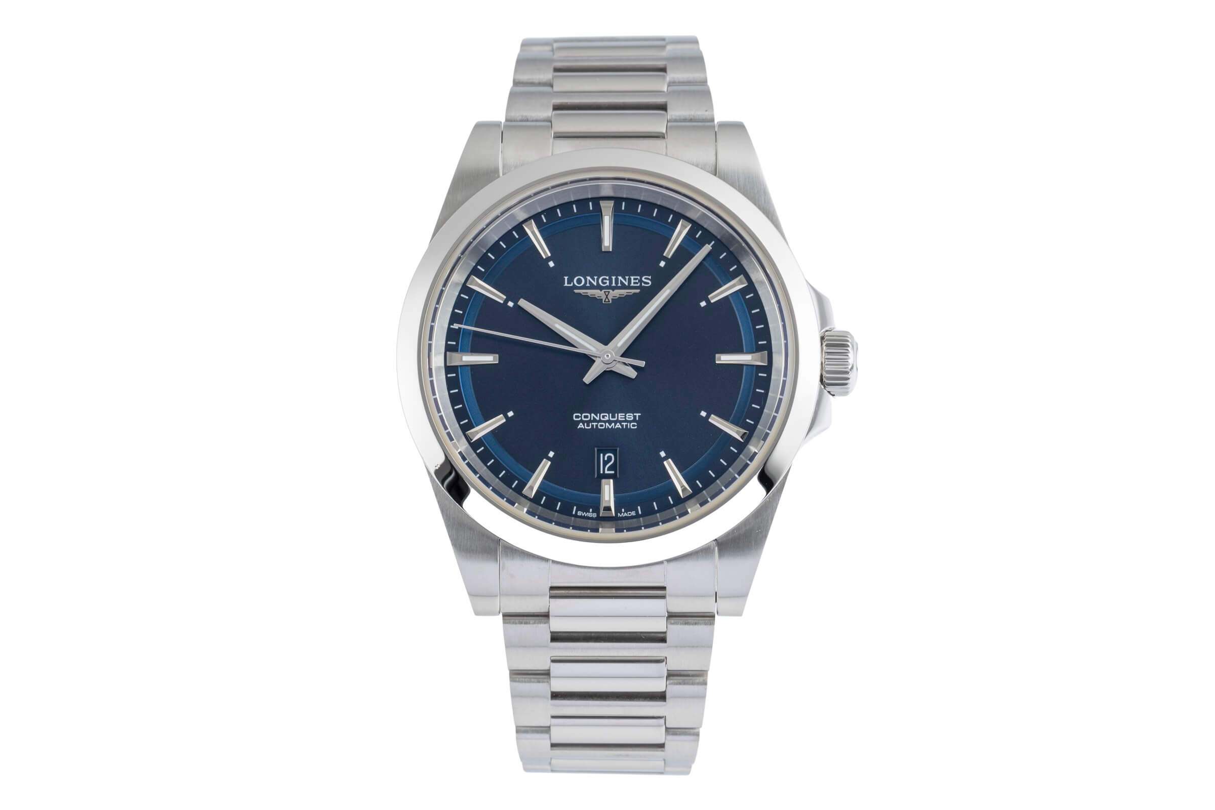 Longines Conquest steel automatic men's watch L3.830.4.92.6 LP: 2250EUR  [2502131]