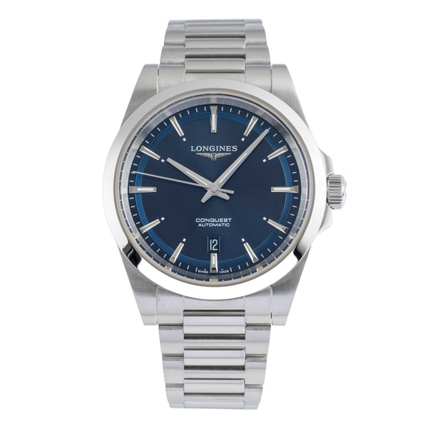 Longines Conquest steel automatic men's watch L3.830.4.92.6 LP: 2250EUR  [2502131]