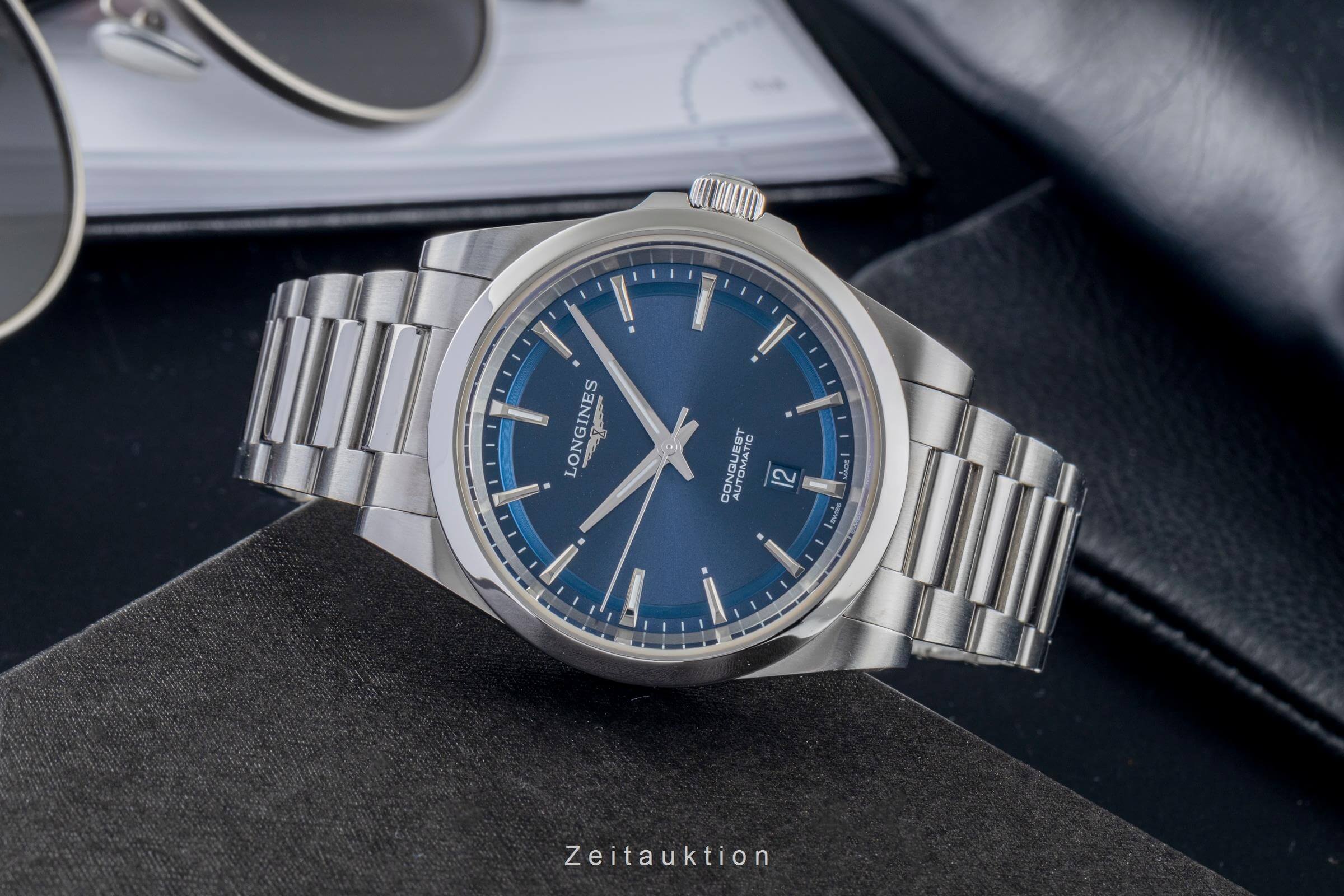 Longines Conquest steel automatic men's watch L3.830.4.92.6 LP: 2250EUR  [2502131]