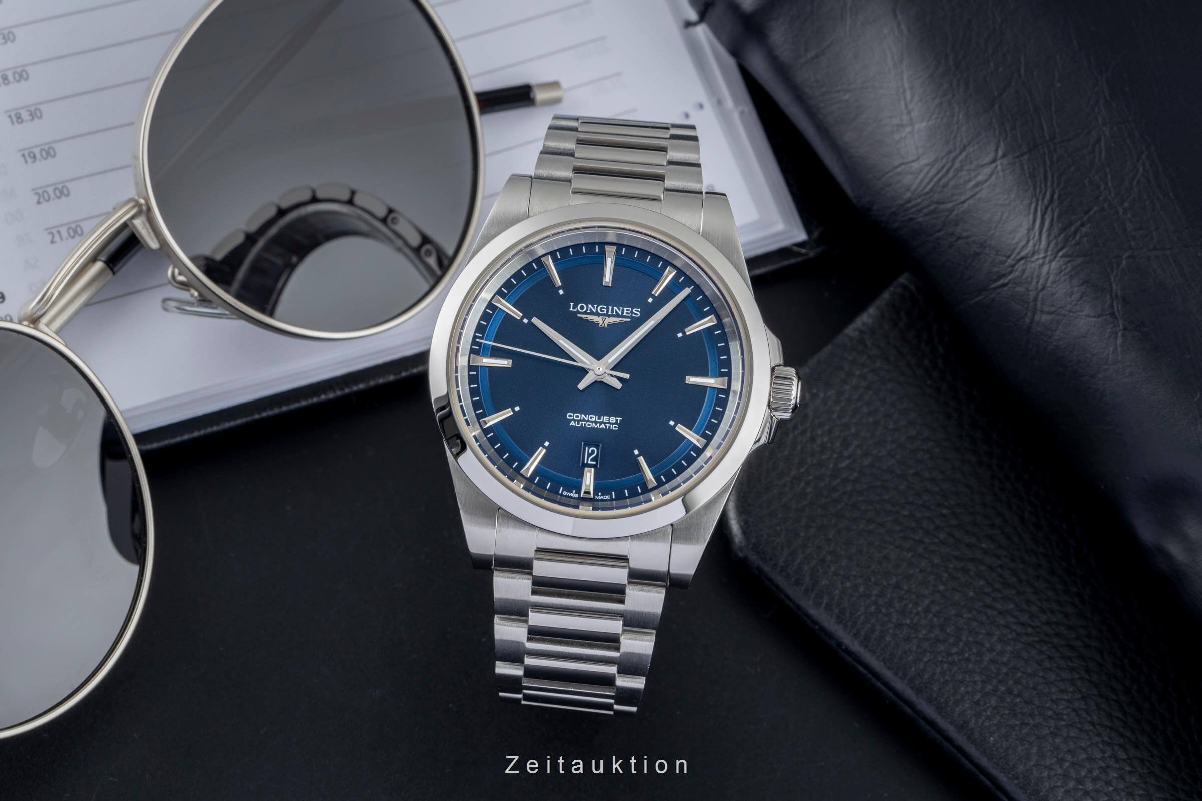 Longines Conquest steel automatic men's watch L3.830.4.92.6 LP: 2250EUR  [2502131]