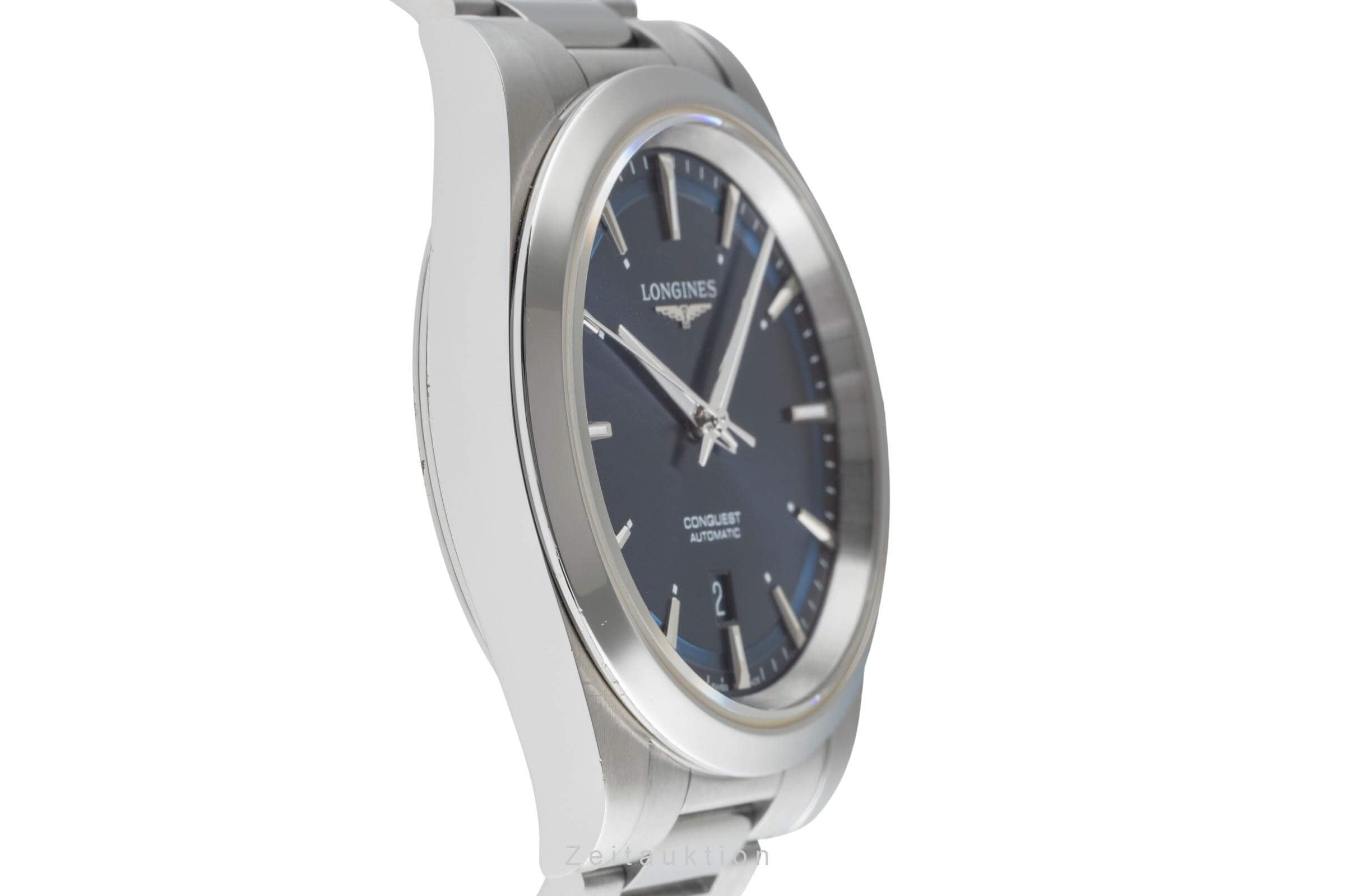 Longines Conquest steel automatic men's watch L3.830.4.92.6 LP: 2250EUR  [2502131]