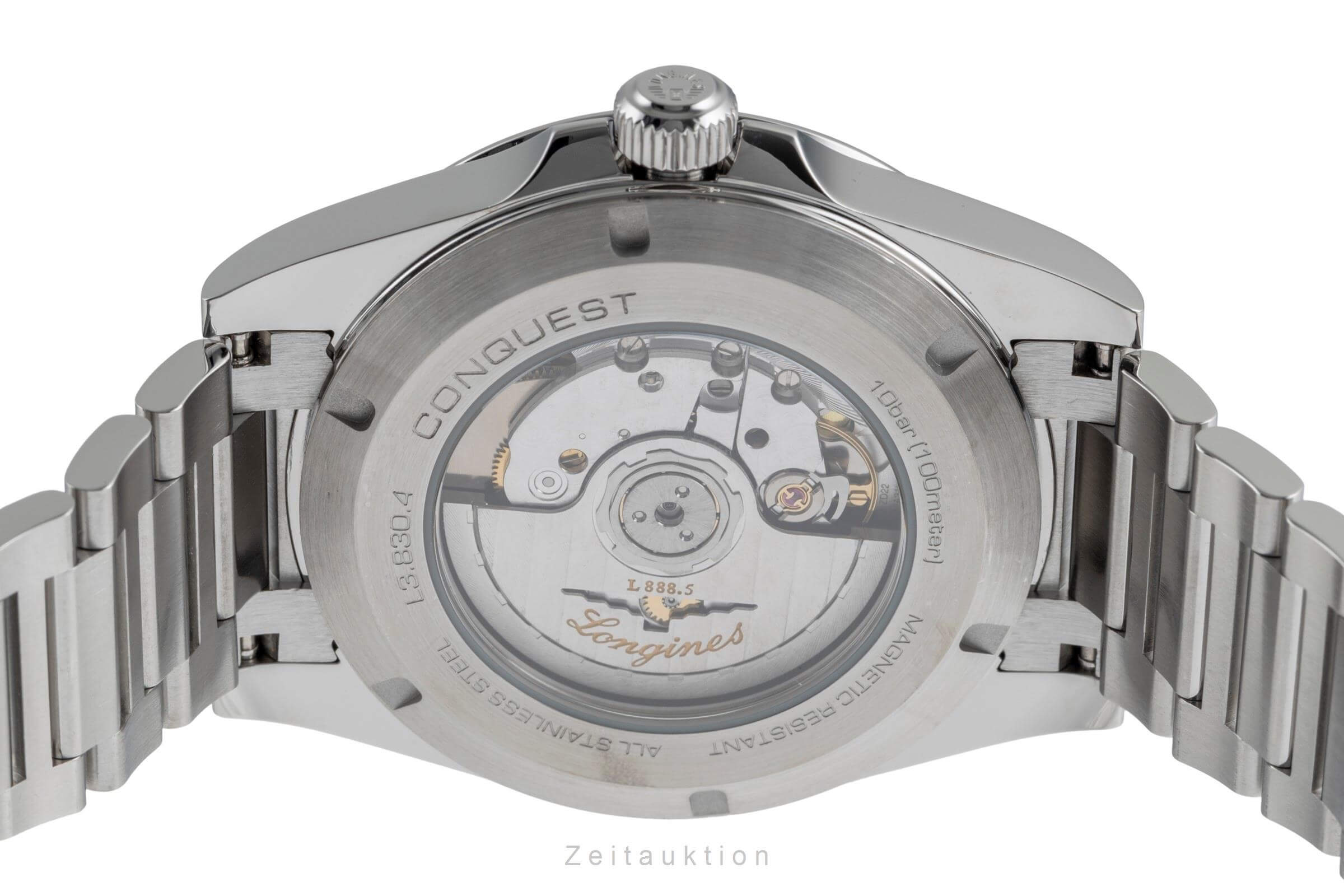 Longines Conquest steel automatic men's watch L3.830.4.92.6 LP: 2250EUR  [2502131]