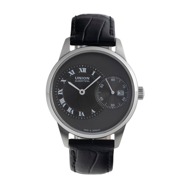 Union Glashütte 1893 Stahl Automatik Herrenuhr Ref. D007.444.16.083.00	B&P 2024 [2502132]