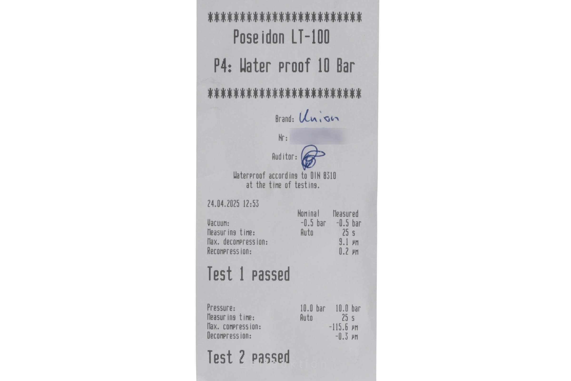 Union Glashütte 1893 Stahl Automatik Herrenuhr Ref. D007.444.16.083.00	B&P 2024 [2502132]