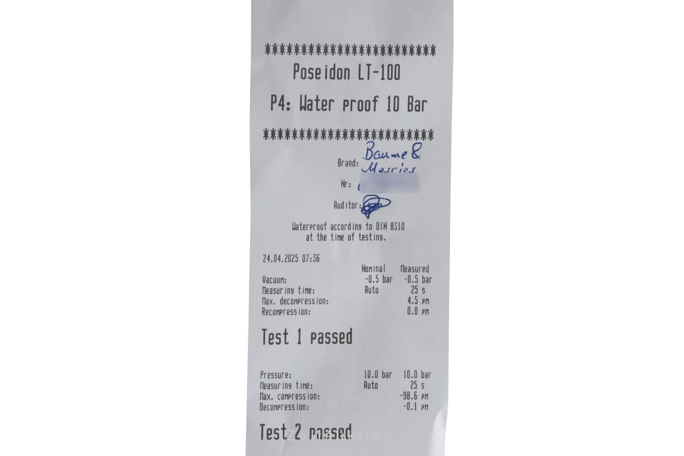 Baume & Mercier Riviera acciaio automatismo orologio da uomo M0A10688, 65922 LP: 3100EUR  [2502134]