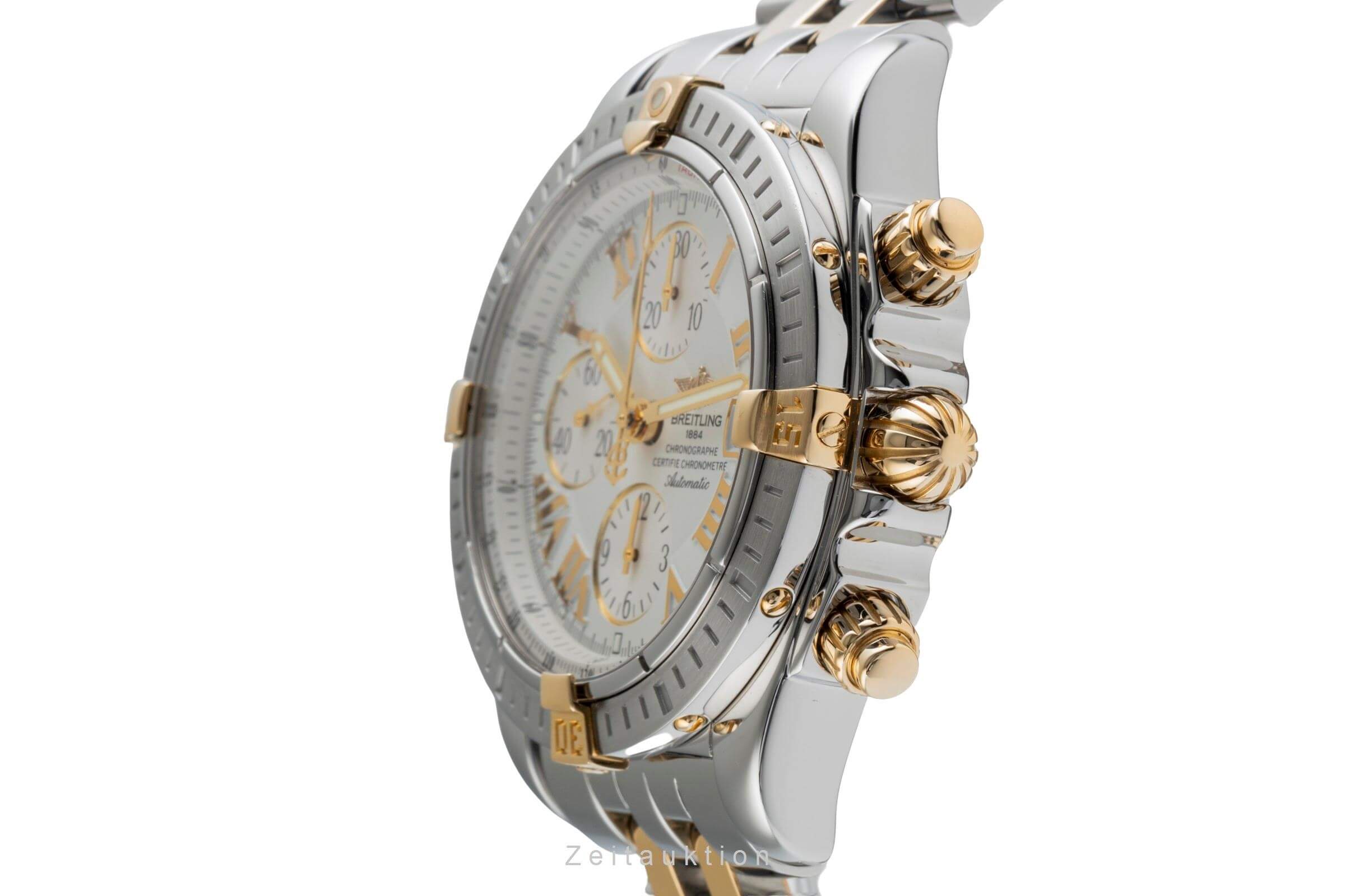 Breitling Chronomat chronographe acier / or  automatique montre pour hommes B13356  [2502136]