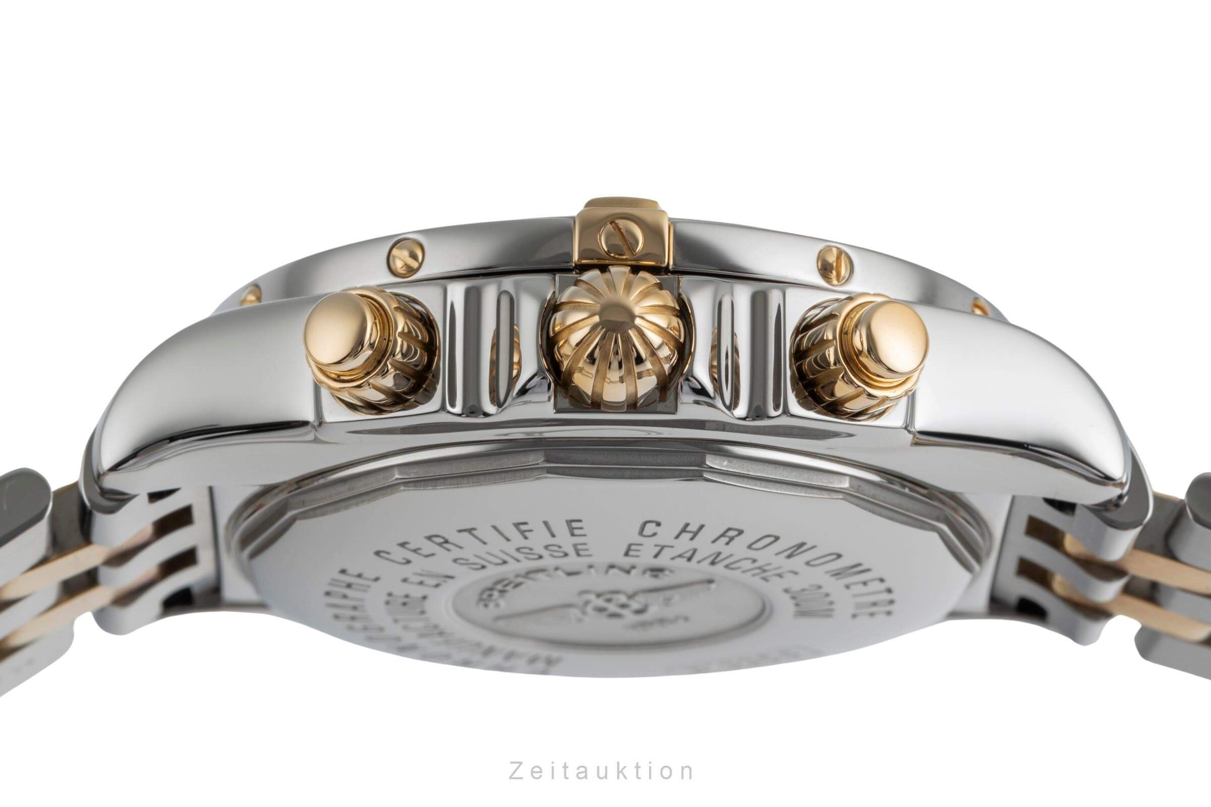 Breitling Chronomat chronographe acier / or  automatique montre pour hommes B13356  [2502136]