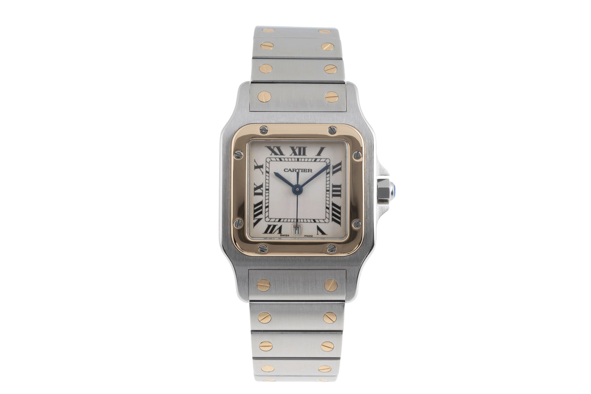 Cartier Santos steel / gold quartz unisex W20011C4  [2502137]