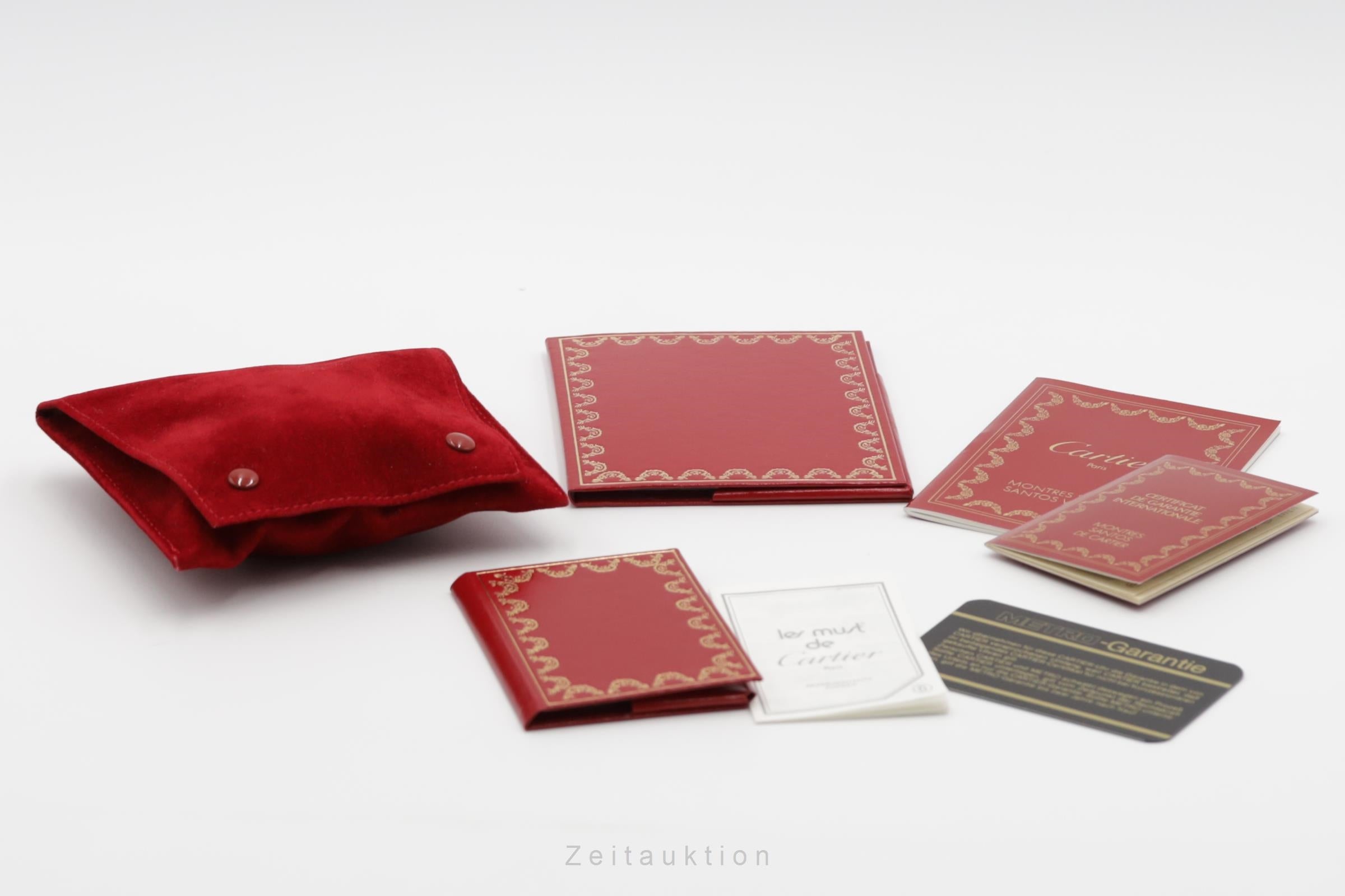 Cartier Santos acier / or  quartz unisexe W20011C4  [2502137]