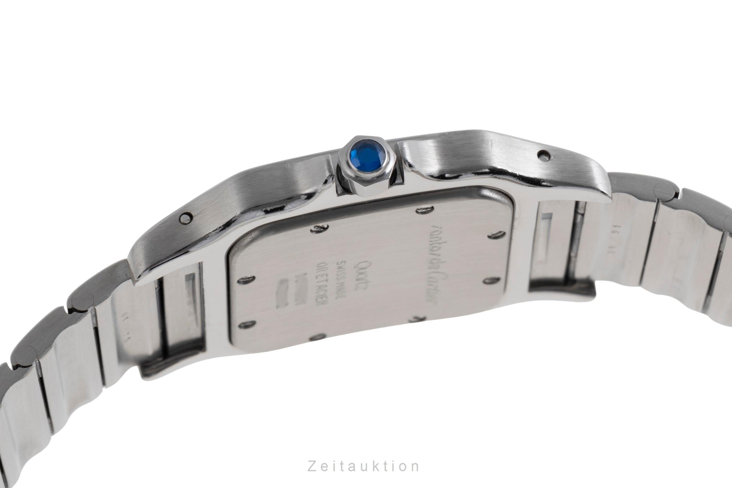 Cartier Santos acier / or  quartz unisexe W20011C4  [2502137]