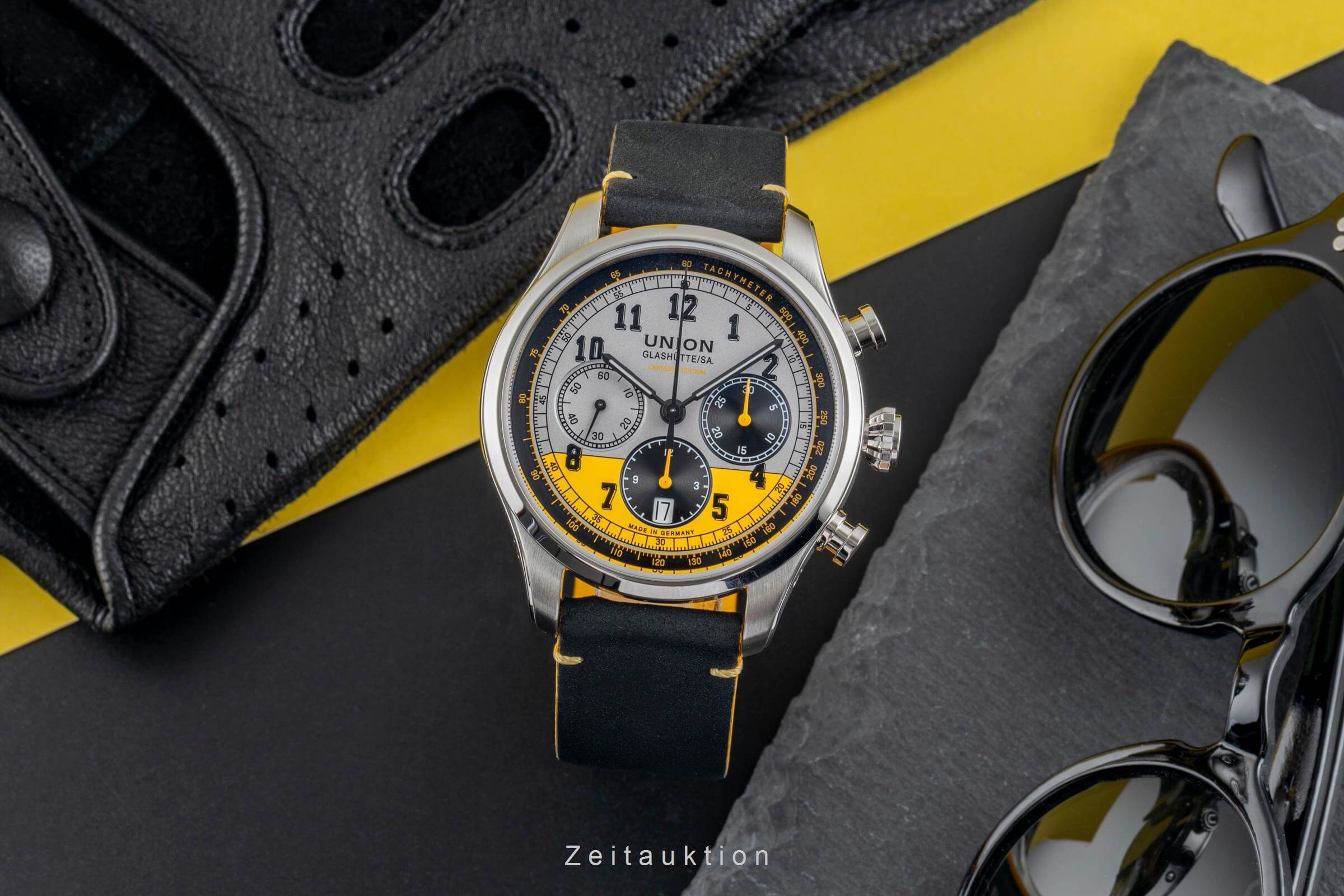 Union Glashütte Belisar Chronograph Stahl Herrenuhr D009.427.16.032.09 Limited  [2502138]