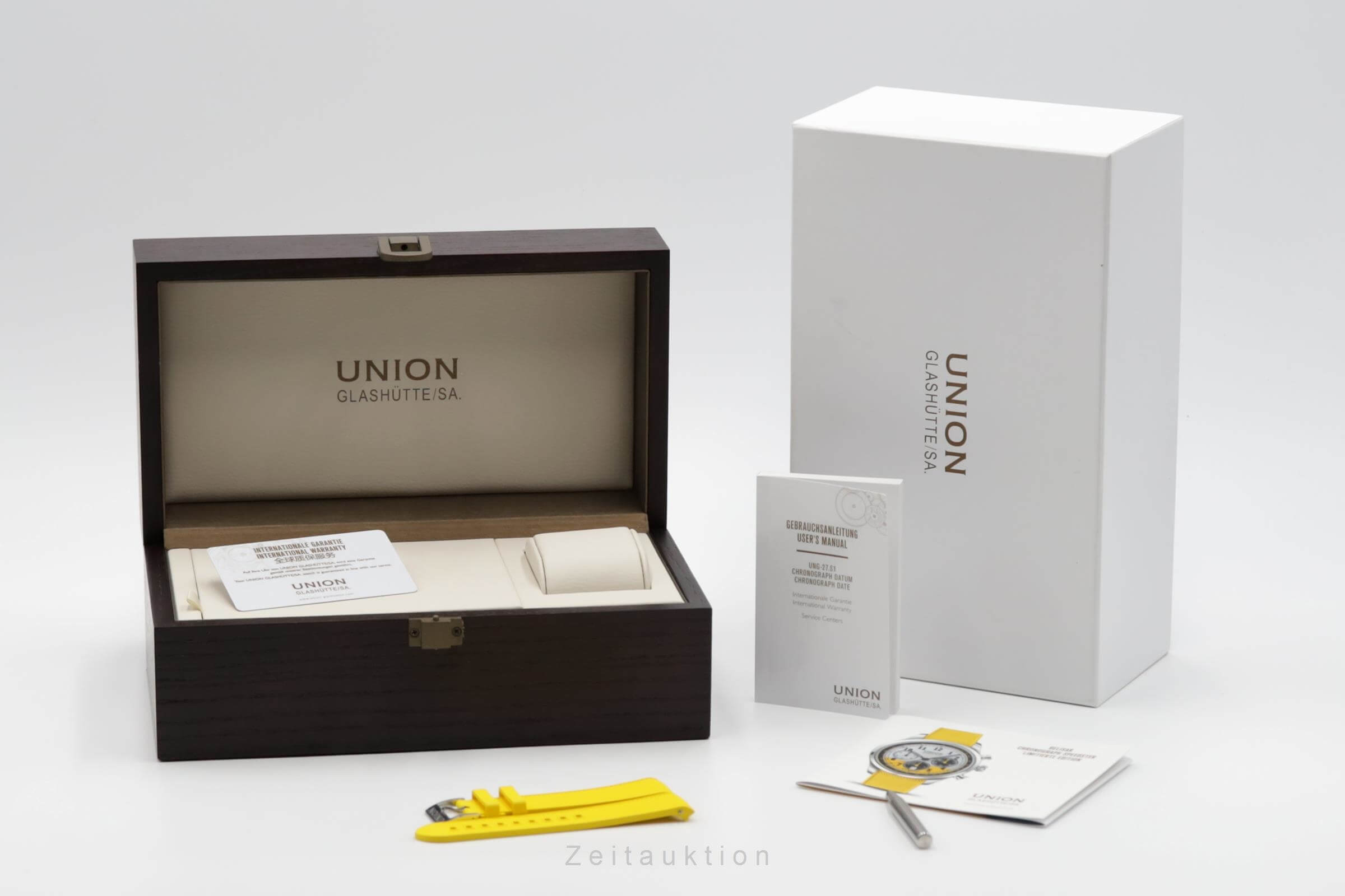 Union Glashütte Belisar Chronograph Stahl Herrenuhr D009.427.16.032.09 Limited  [2502138]