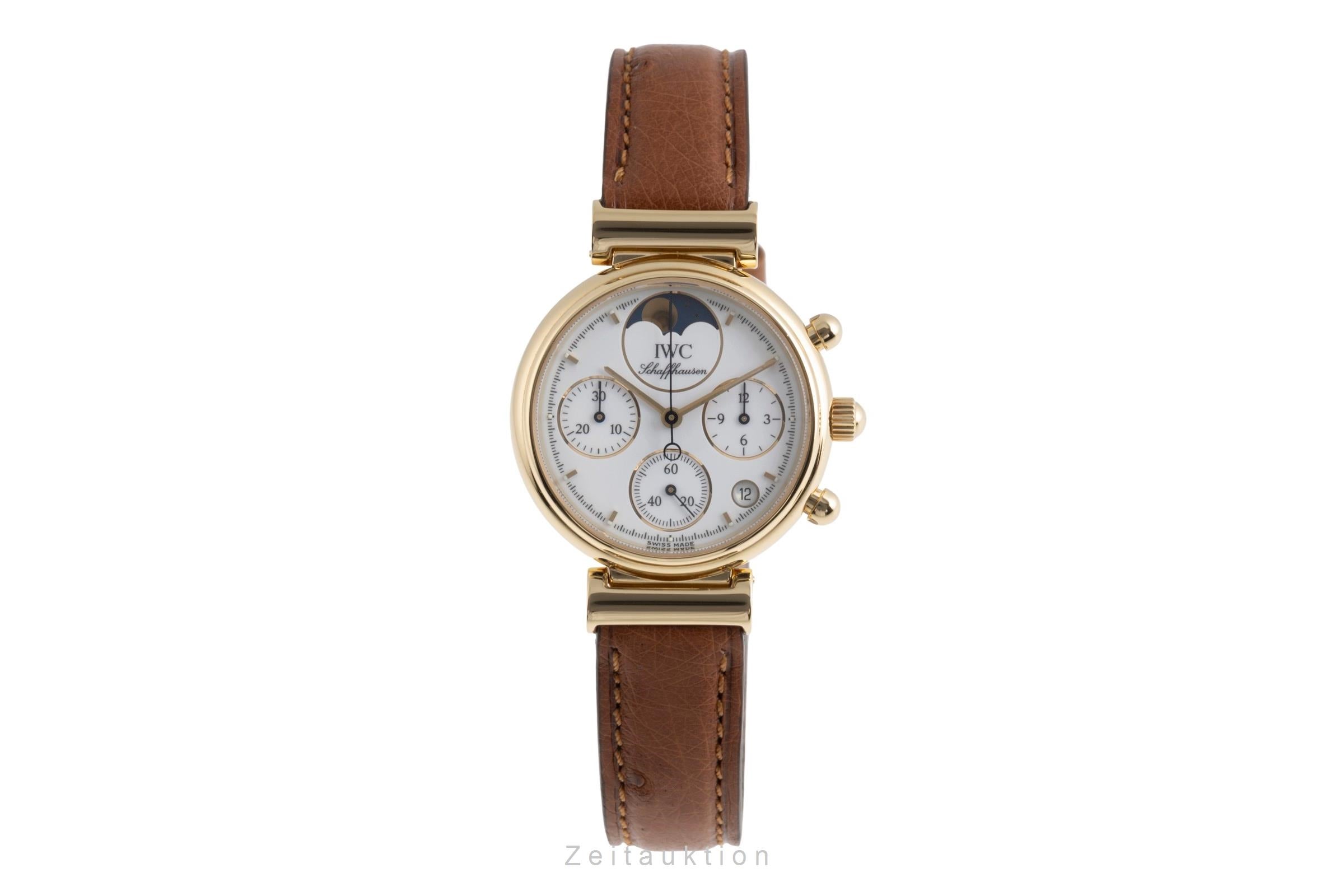 IWC Da Vinci chronograph 18 ct gold quartz women's watch IW373601  [2502139]