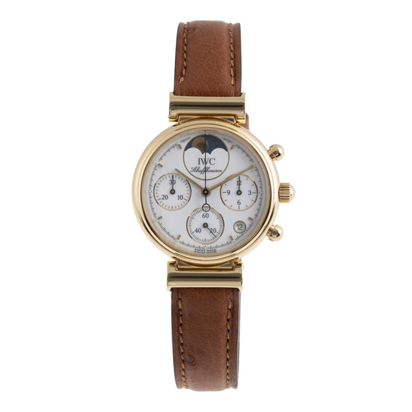 IWC Da Vinci chronograph 18 ct gold quartz women's watch IW373601  [2502139]