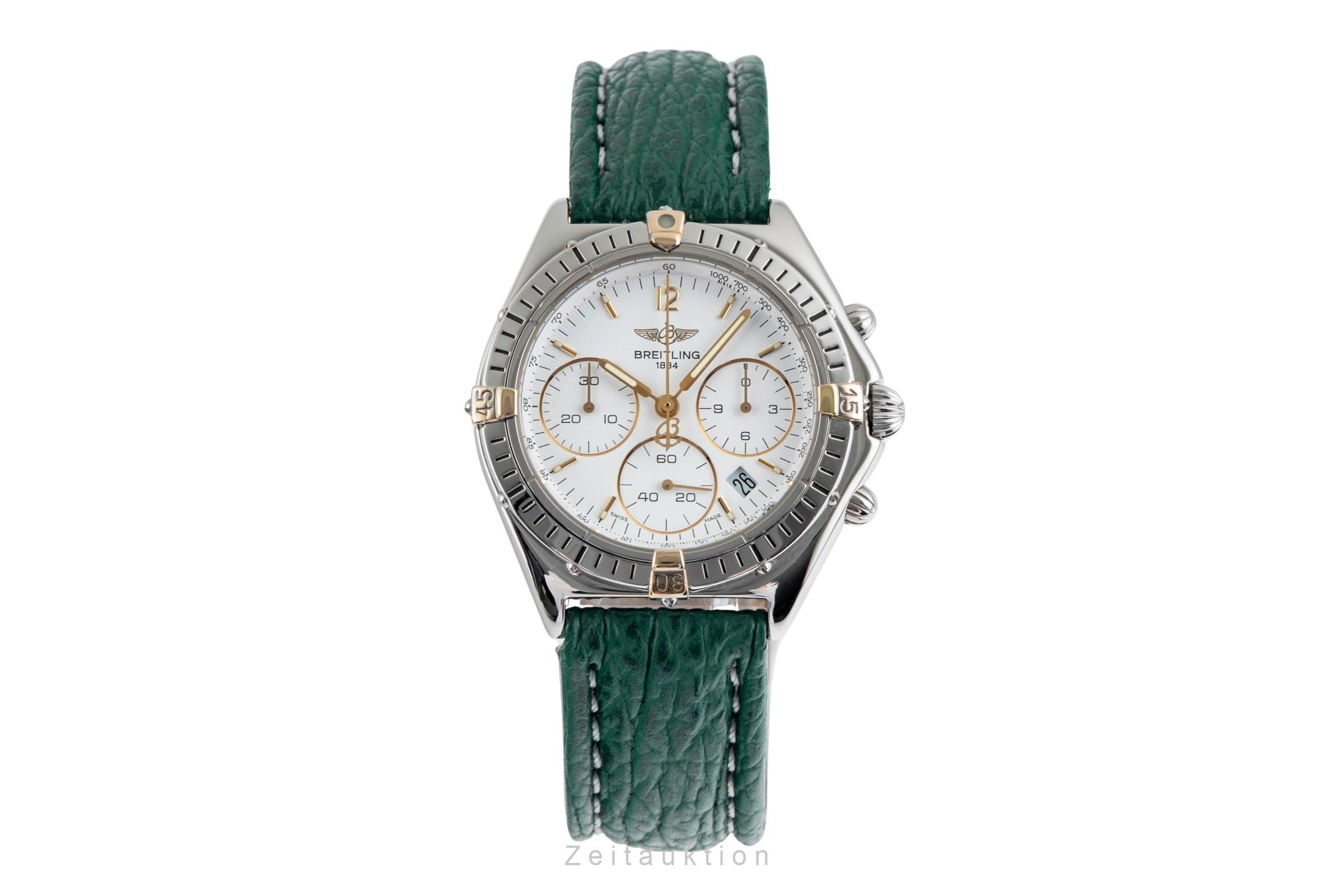 Breitling Sextant chronograph gilt / steel quartz Kal. 1270 Ref