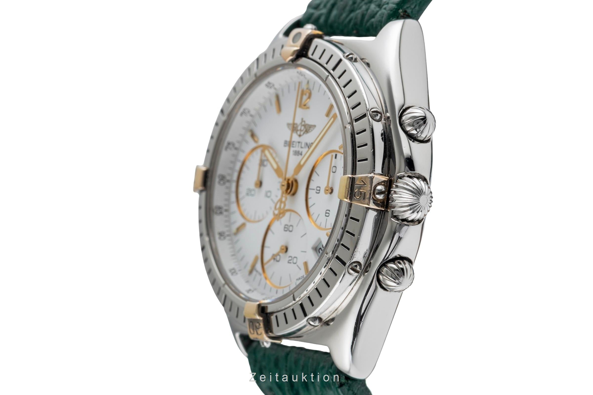 Breitling Sextant Chronograph Stahl / vergoldet Quarz Herren Ref. B55046 Papiere [2502141]