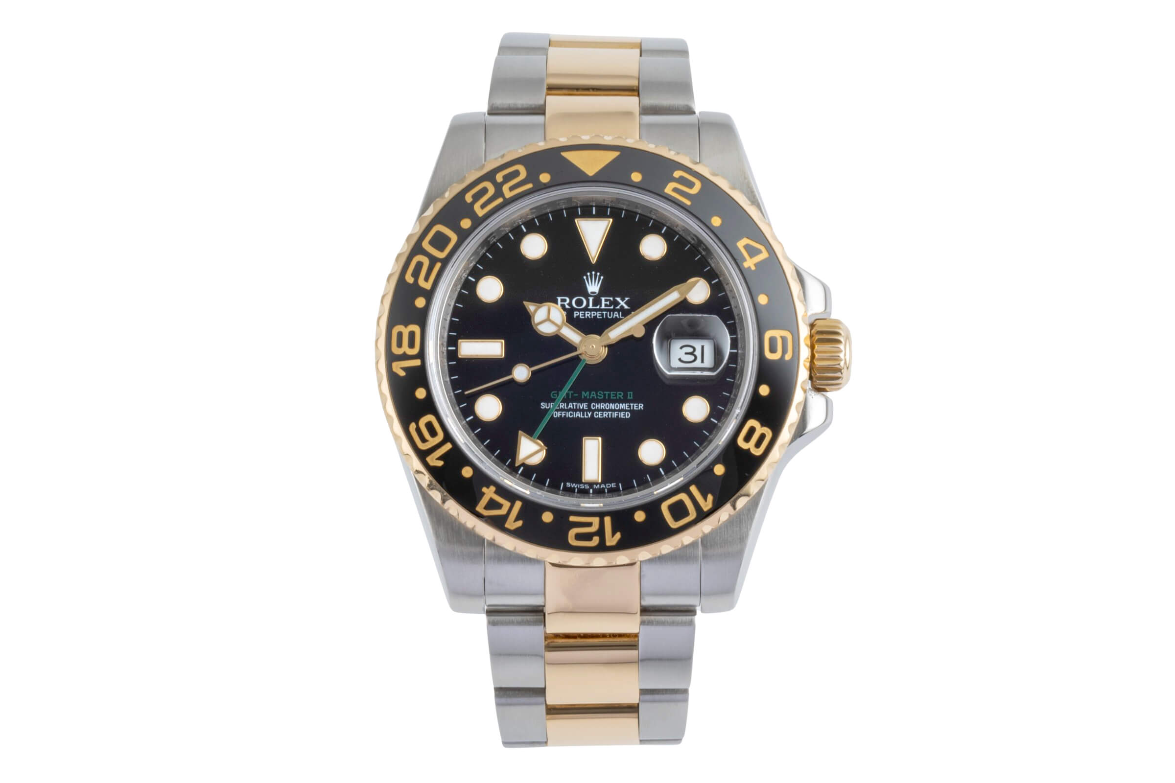 Rolex GMT-Master II acero / oro automático reloj para caballeros 116713LN  [2502142]