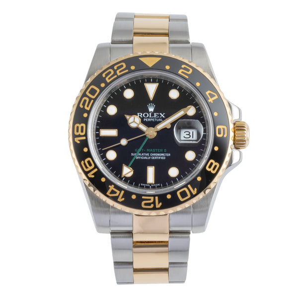 Rolex GMT-Master II acero / oro automático reloj para caballeros 116713LN  [2502142]