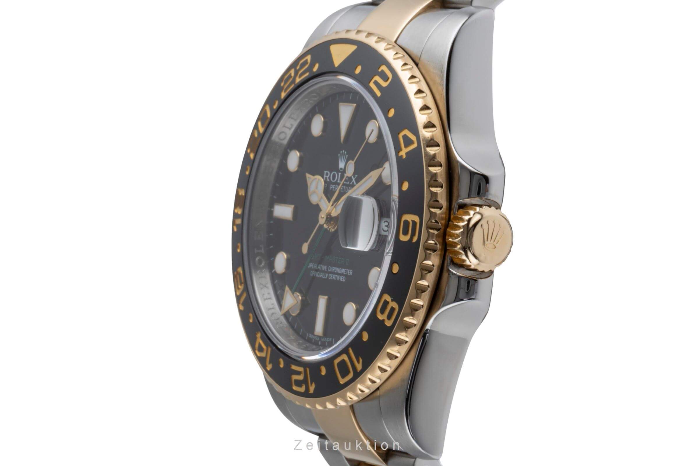 Rolex GMT-Master II steel gold automatic 3186 116713LN