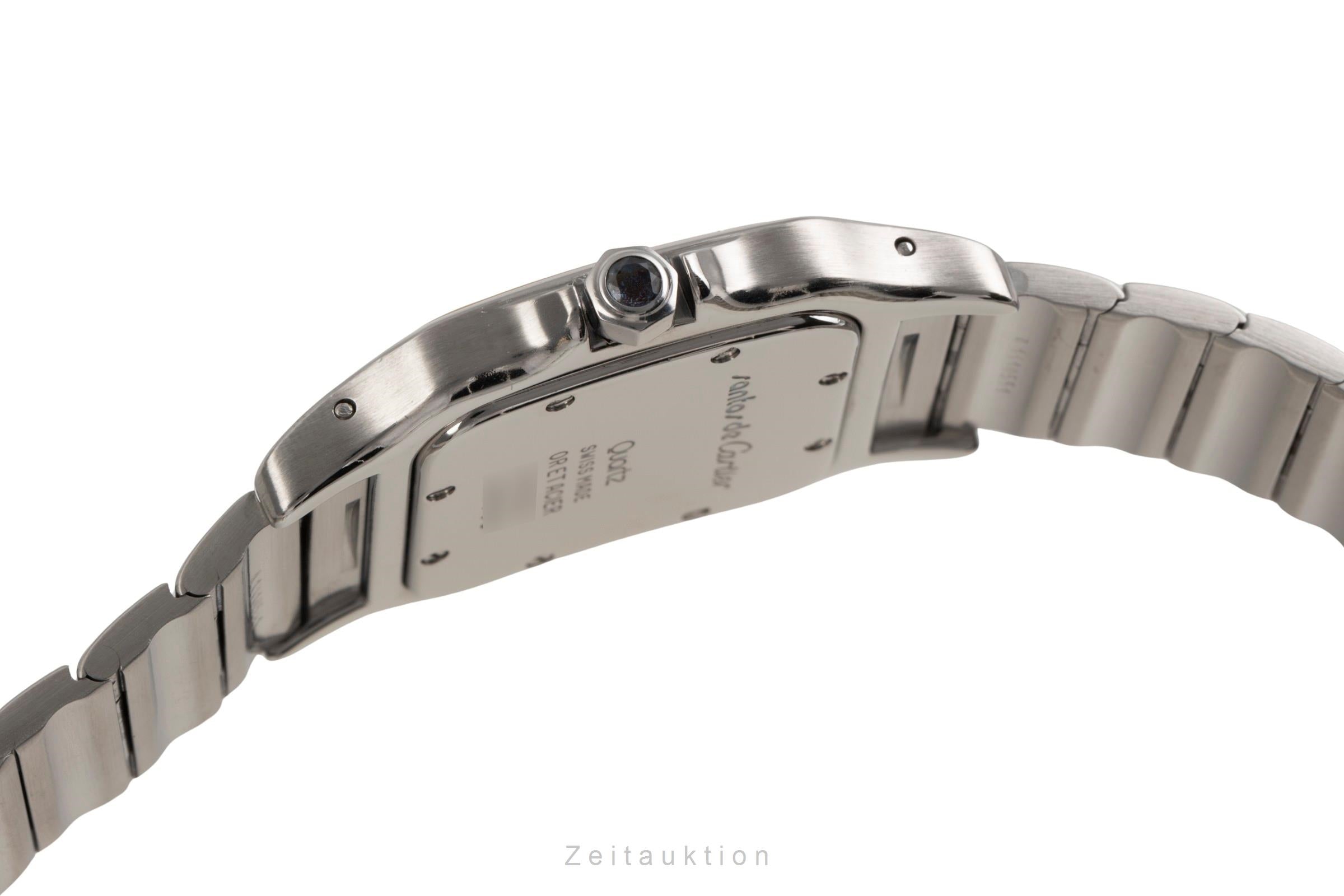 Cartier Santos steel / gold quartz men's watch W20011C4  [2502143]