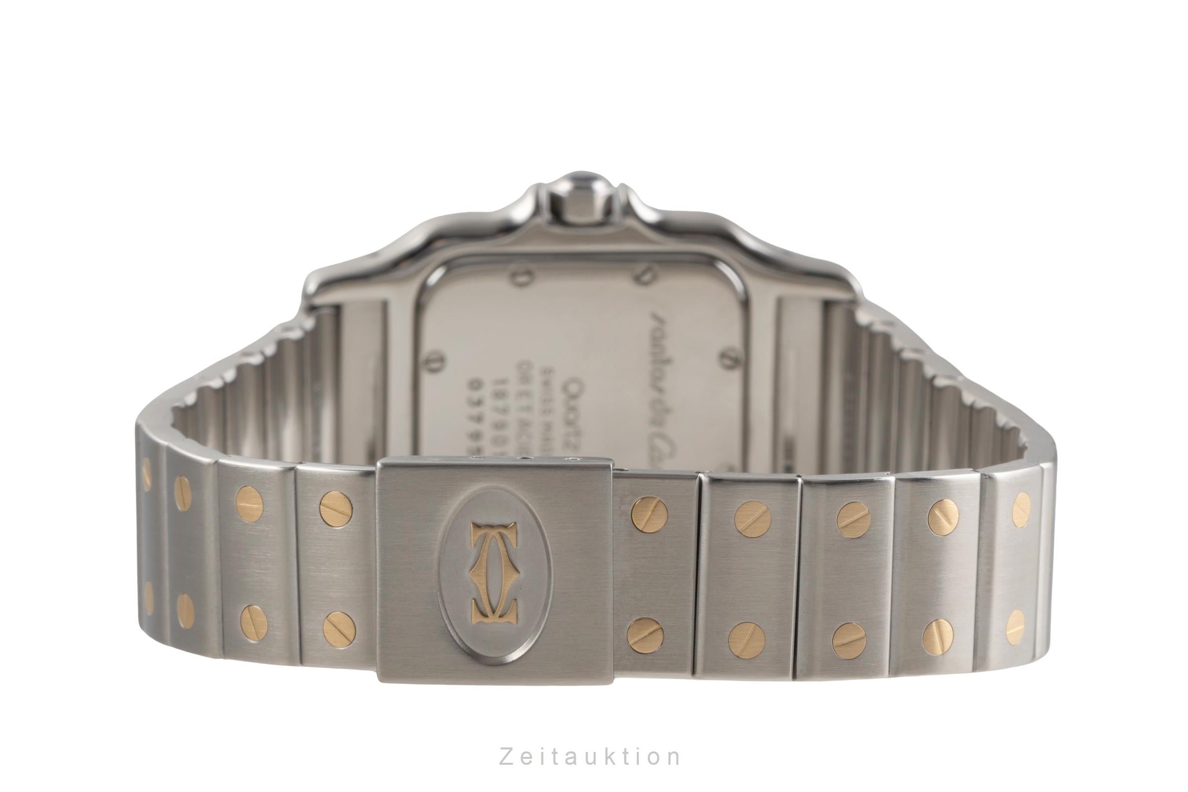 Cartier Santos steel / gold quartz men's watch W20011C4  [2502143]
