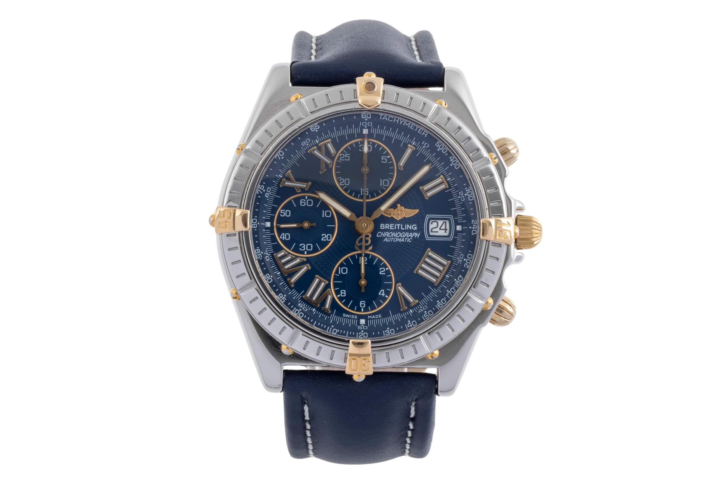 Breitling Crosswind chronograph steel / gold automatic Kal. B13