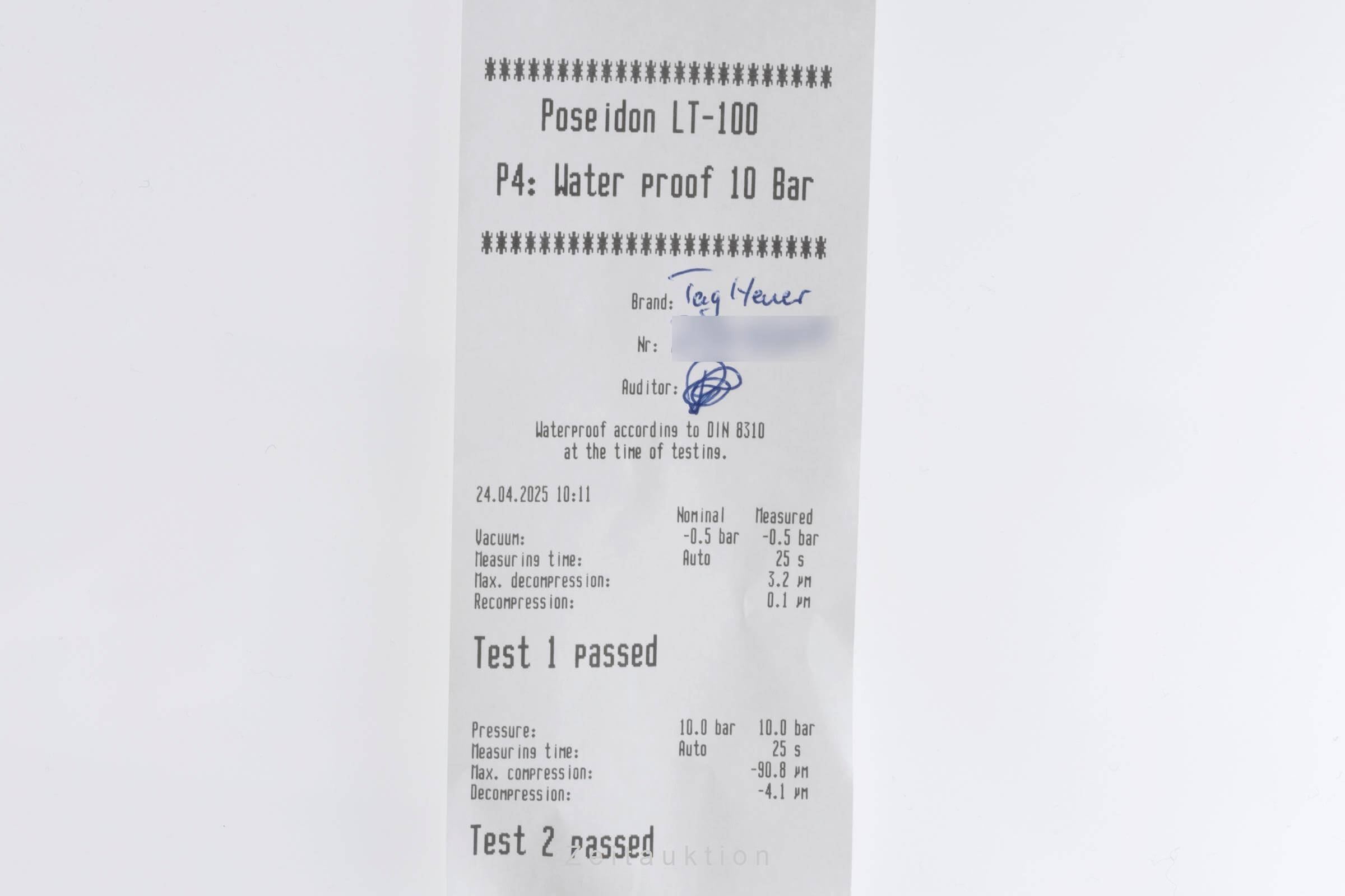 Tag Heuer Carrera acier automatique montre pour hommes WAS2110 LP: 3250EUR  [2502147]