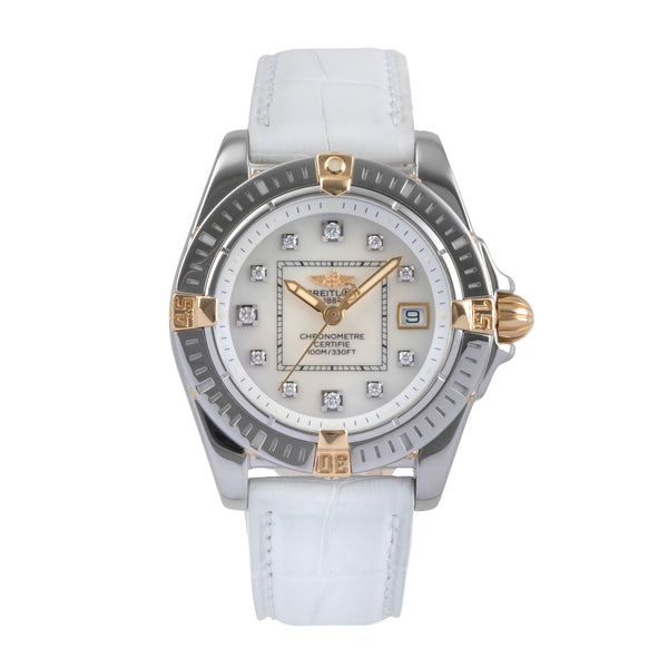 Breitling Galactic 32 acciaio / oro quarzo orologio da donna B71356  [2502149]