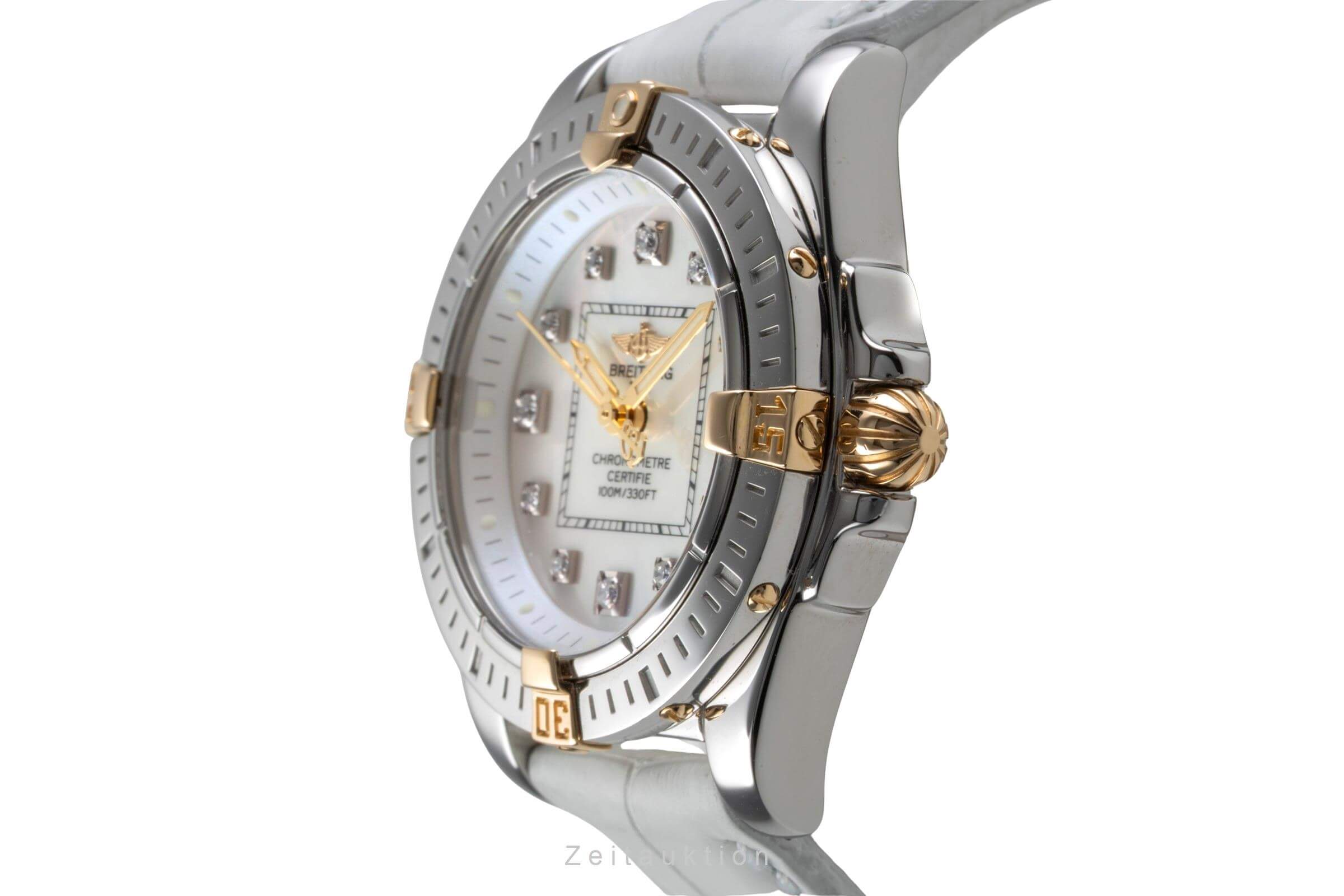 Breitling Galactic 32 acciaio / oro quarzo orologio da donna B71356  [2502149]