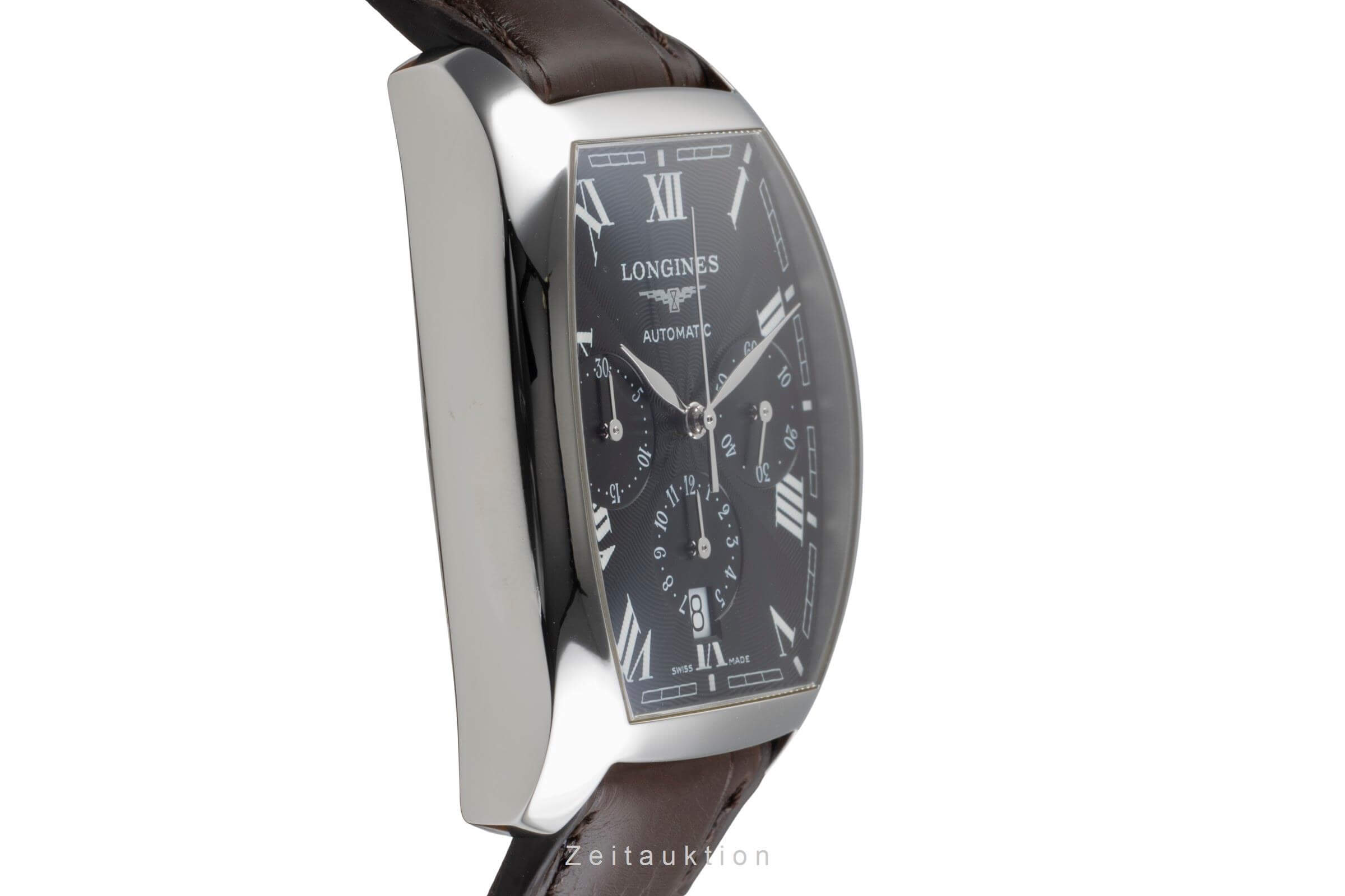 Longines Evidenza chronographe acier automatique montre pour hommes L2.643.4  [2502152]