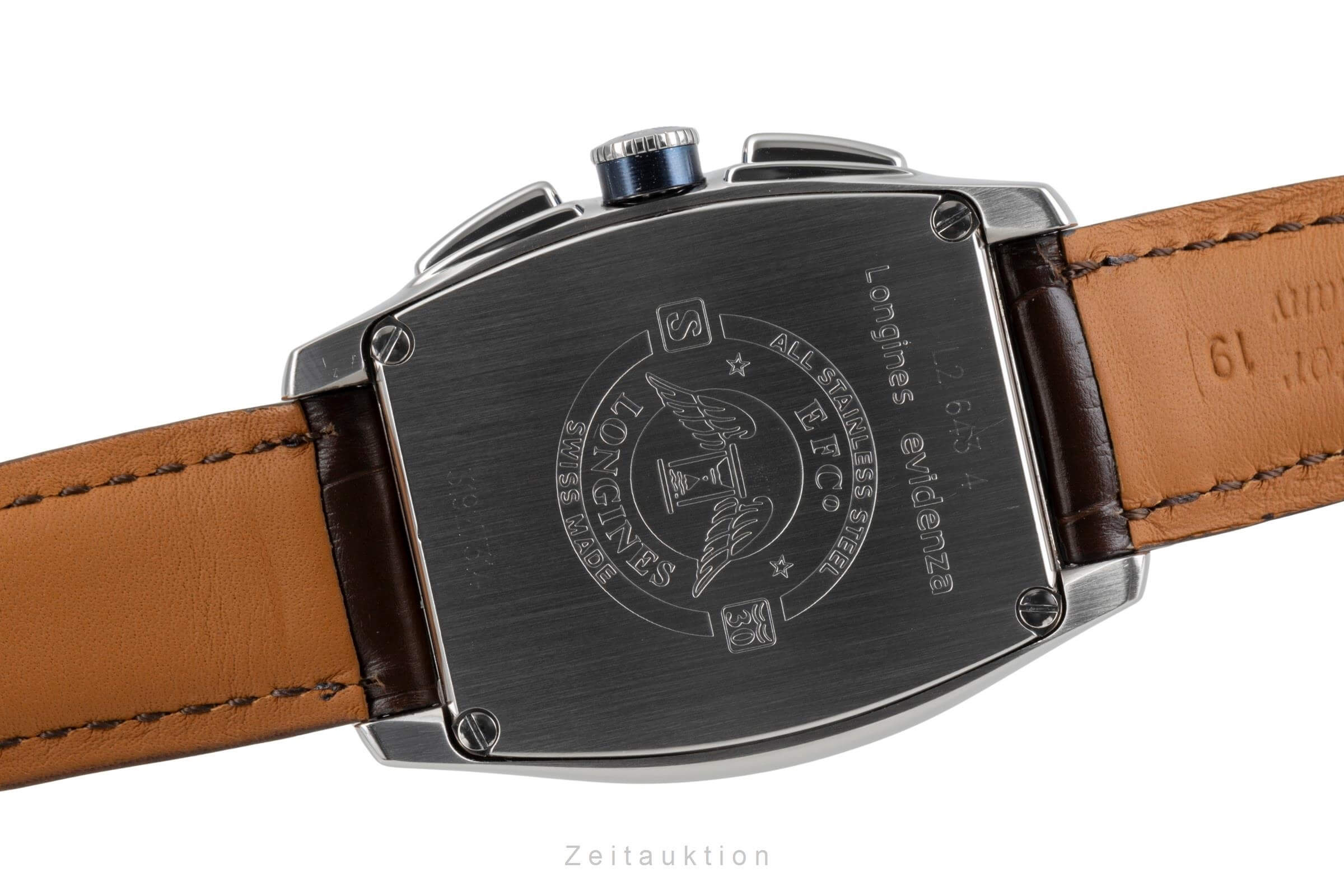 Longines Evidenza chronographe acier automatique montre pour hommes L2.643.4  [2502152]