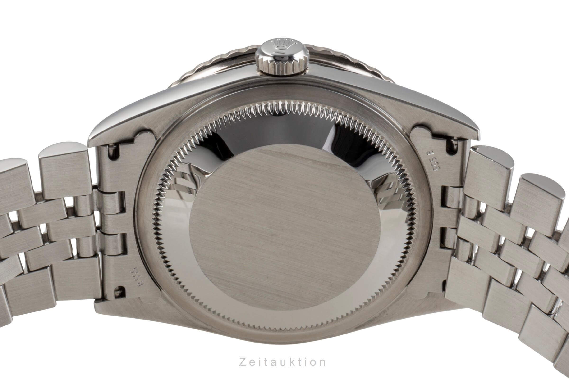 Rolex Datejust Turn-O-Graph acier / or blanc automatique montre pour hommes 16264  [2502154]