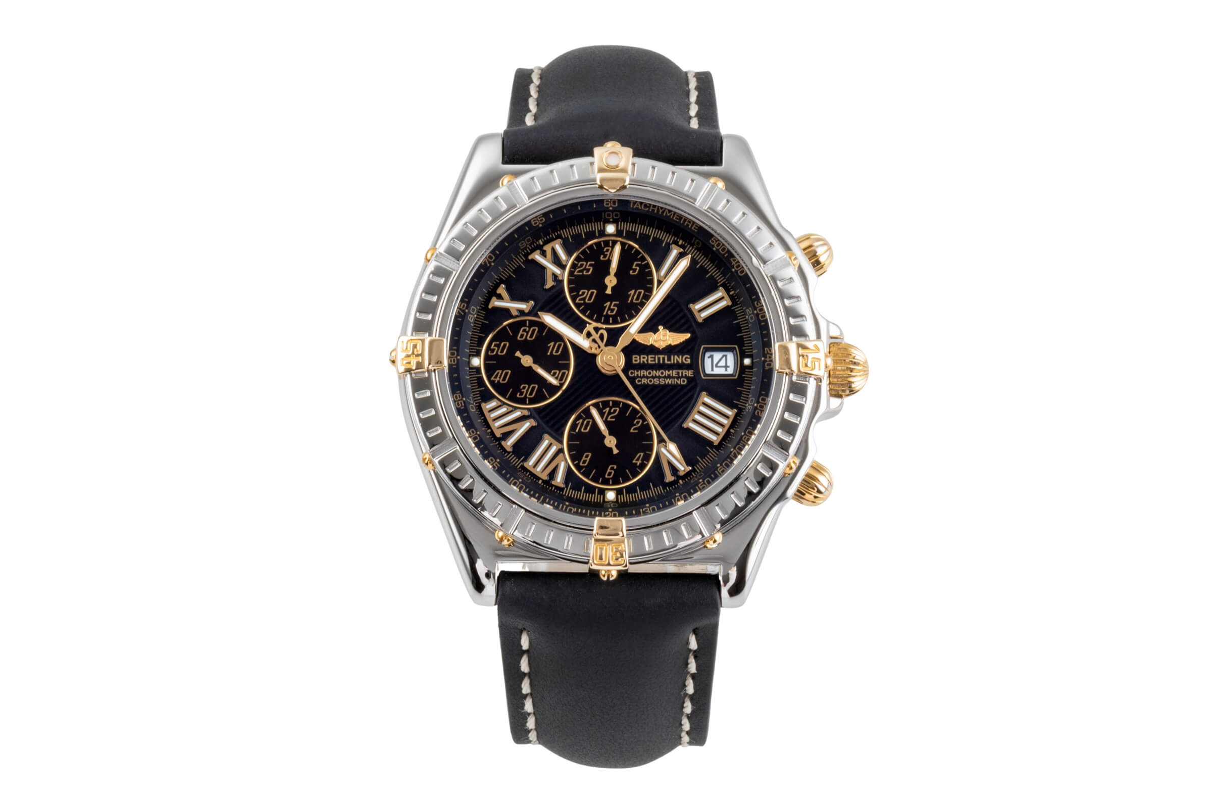 Breitling Crosswind cronografo acciaio / oro automatismo orologio da uomo B13355  [2502156]