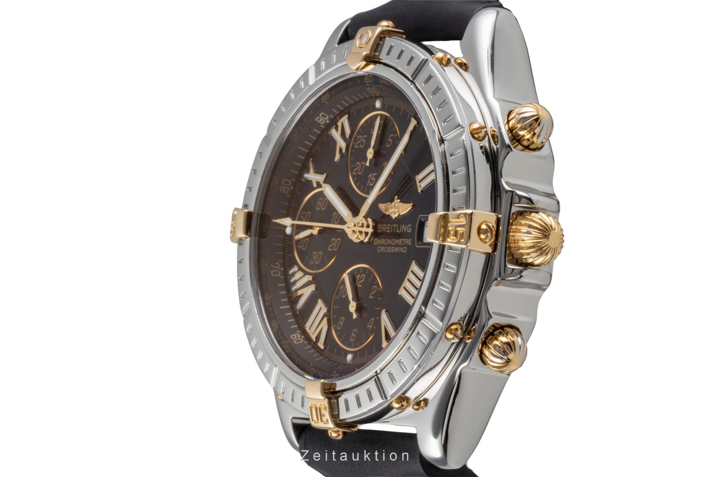 Breitling Crosswind cronografo acciaio / oro automatismo orologio da uomo B13355  [2502156]