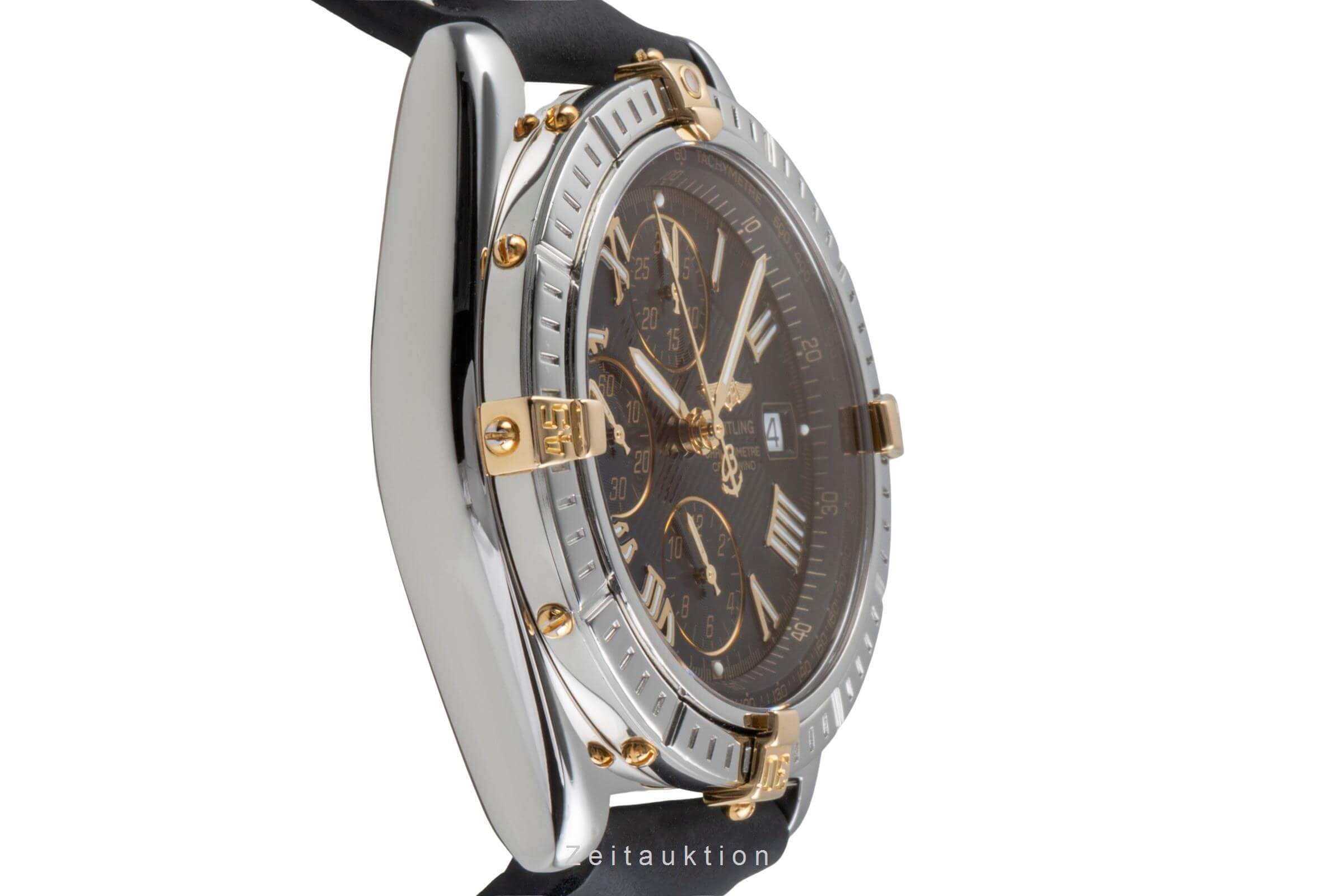 Breitling Crosswind cronografo acciaio / oro automatismo orologio da uomo B13355  [2502156]