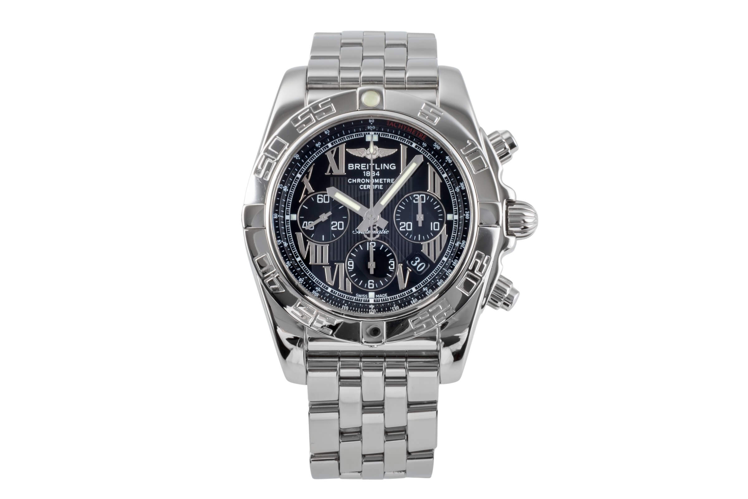 Breitling Chronomat chronograph steel automatic men's watch AB011B56PA  [2502157]