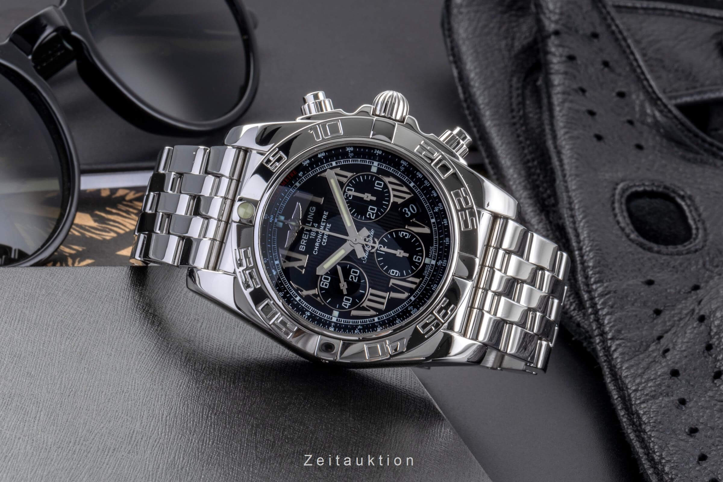 Breitling Chronomat chronograph steel automatic men's watch AB011B56PA  [2502157]