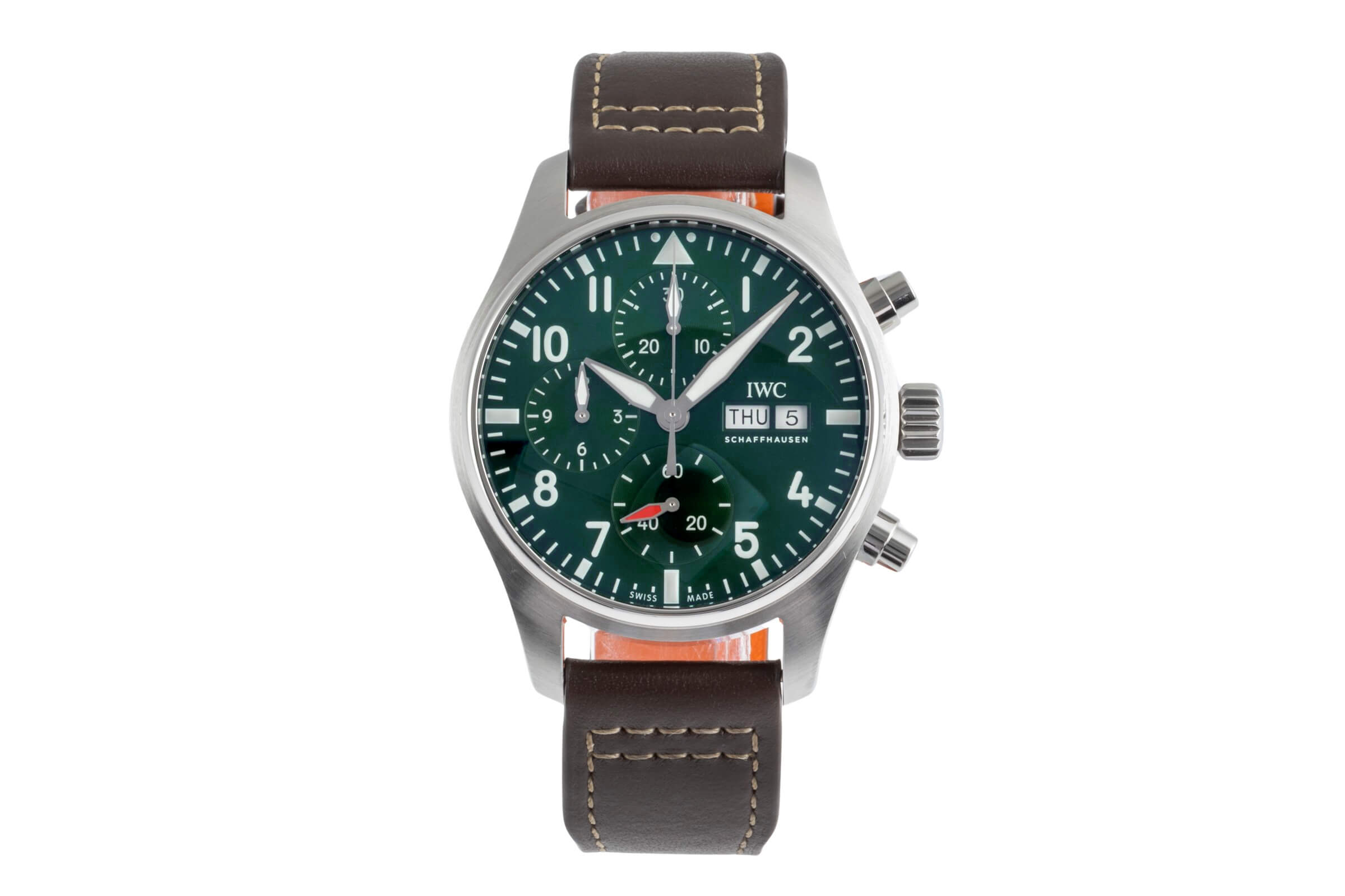 IWC Fliegerchronograph cronógrafo acero automático reloj para caballeros IW388103 LP: 7700EUR  [2502161]