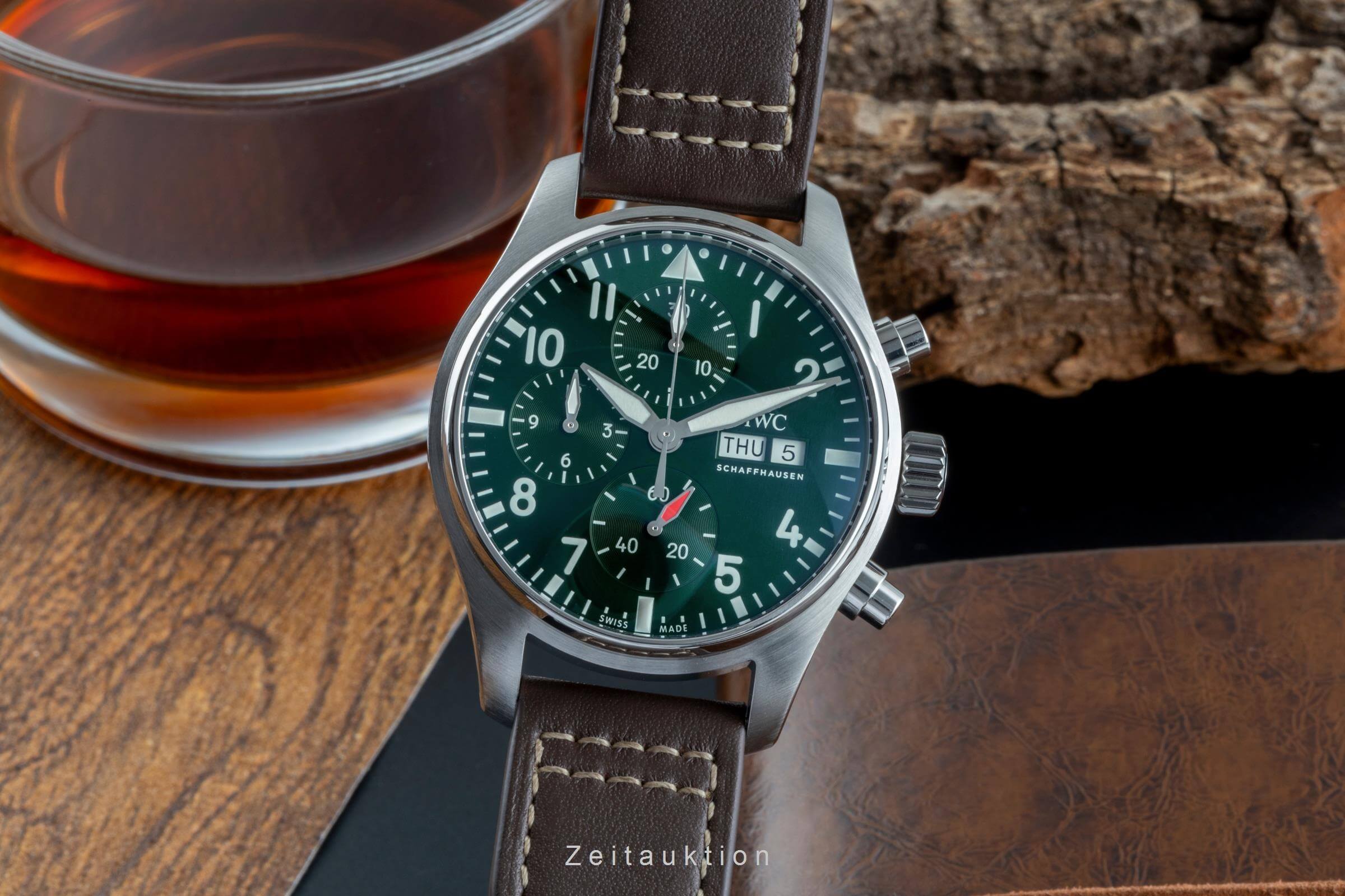 IWC Fliegerchronograph cronógrafo acero automático reloj para caballeros IW388103 LP: 7700EUR  [2502161]