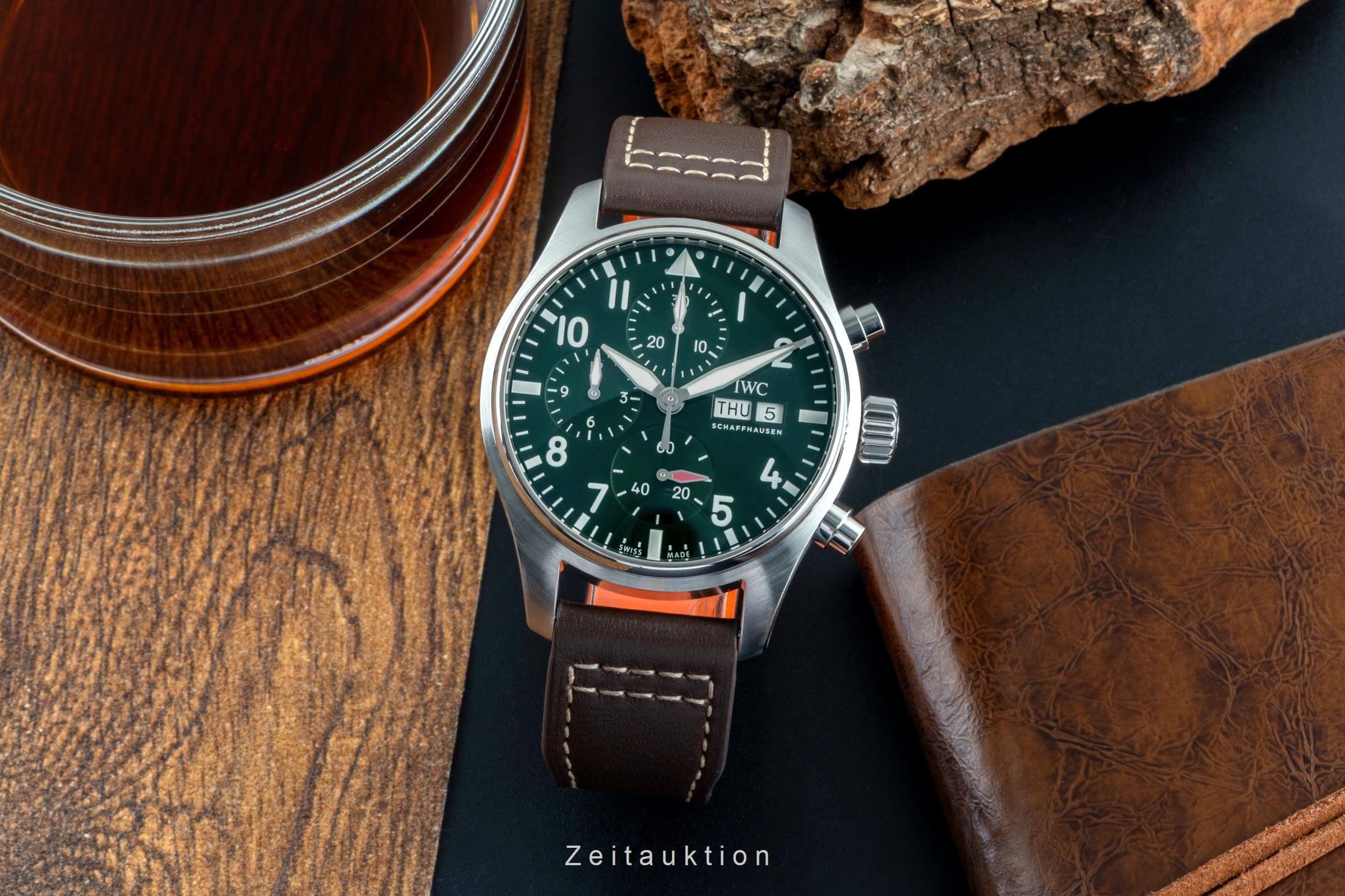 IWC Fliegerchronograph cronógrafo acero automático reloj para caballeros IW388103 LP: 7700EUR  [2502161]
