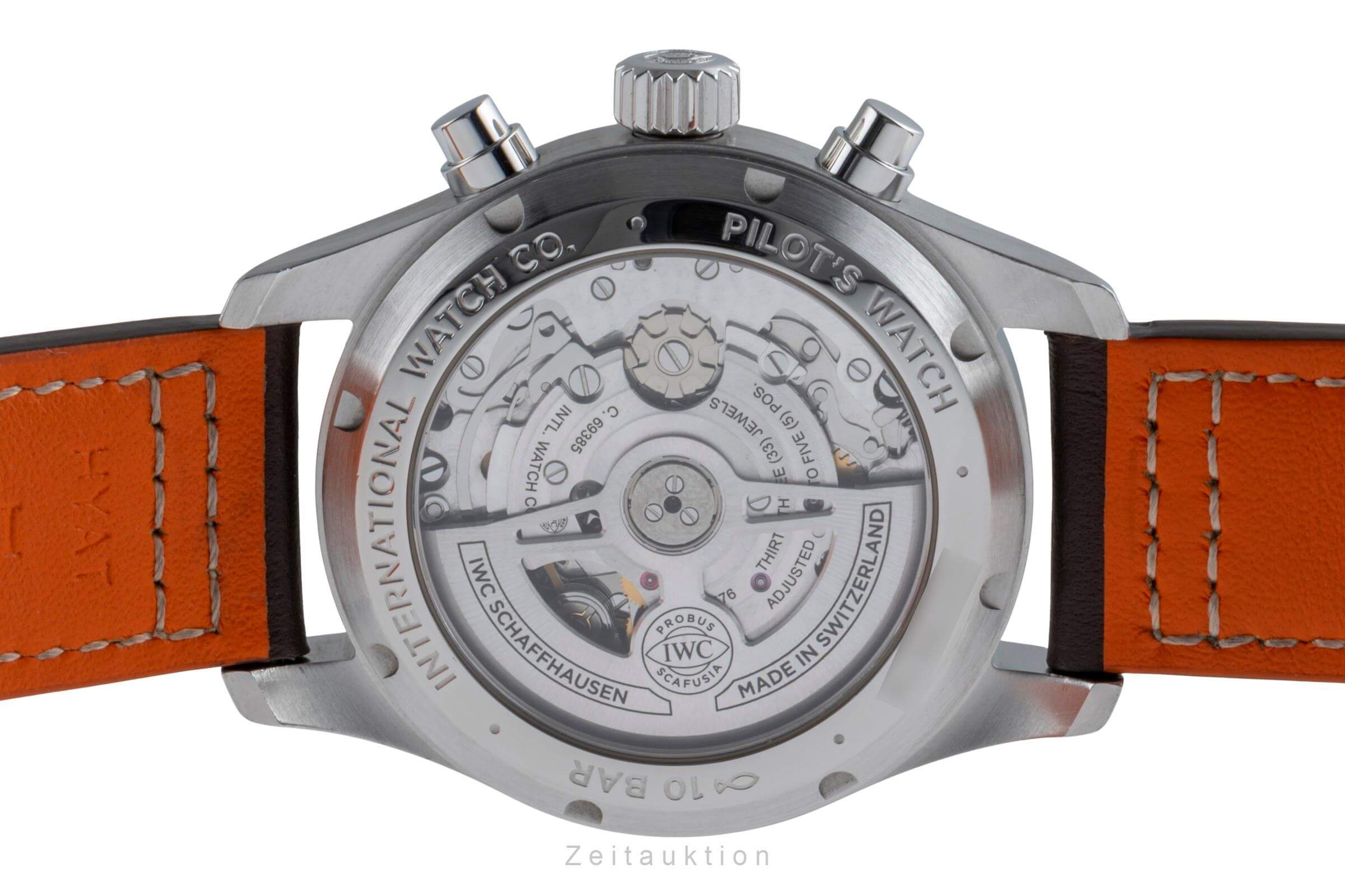 IWC Fliegerchronograph cronógrafo acero automático reloj para caballeros IW388103 LP: 7700EUR  [2502161]