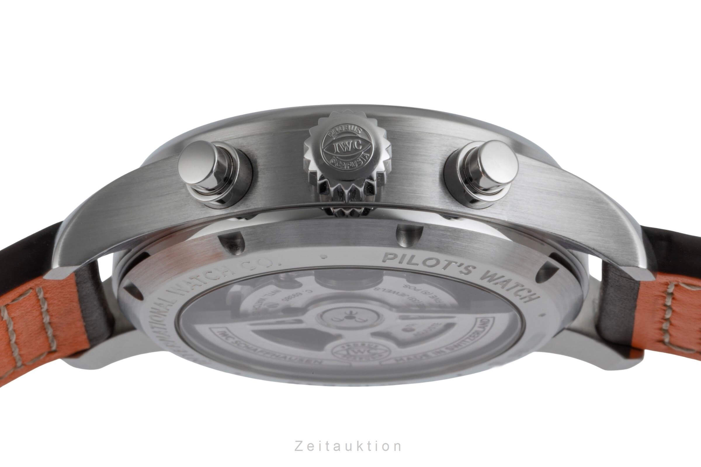 IWC Fliegerchronograph cronógrafo acero automático reloj para caballeros IW388103 LP: 7700EUR  [2502161]