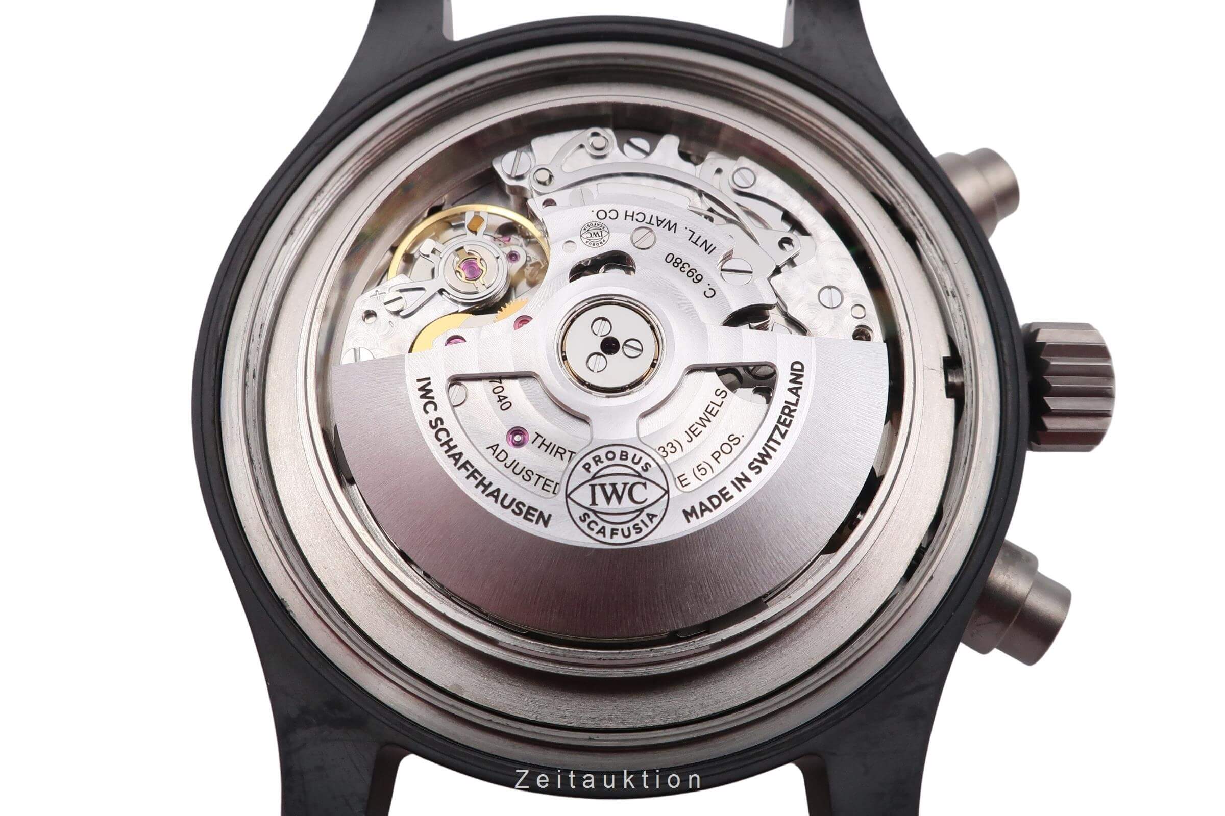 IWC Fliegerchronograph chronographe céramique / titane automatique montre pour hommes IW389101 LP: 9900EUR  [2502162]