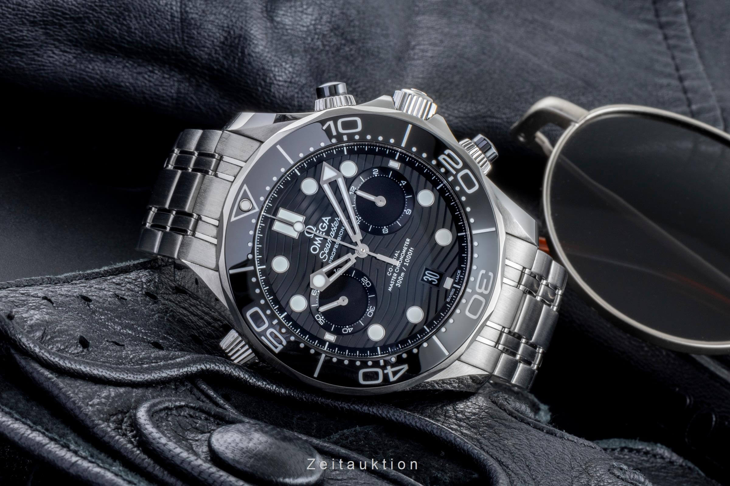 Omega Seamaster chronograph steel automatic men's watch 210.30.44.51.01.001 LP: 9300EUR  [2502163]